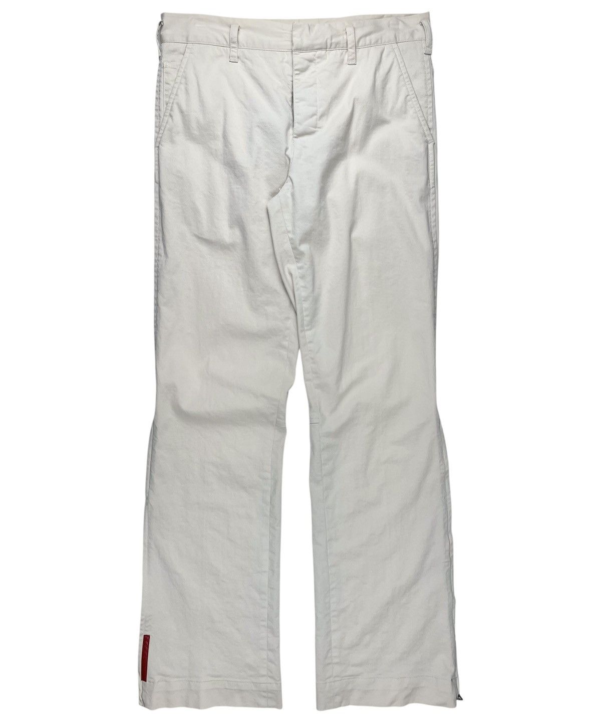 Prada Prada Sport Red Tab Zipper Hem Trousers Pants Size US 28 / EU 44 - 1 Thumbnail
