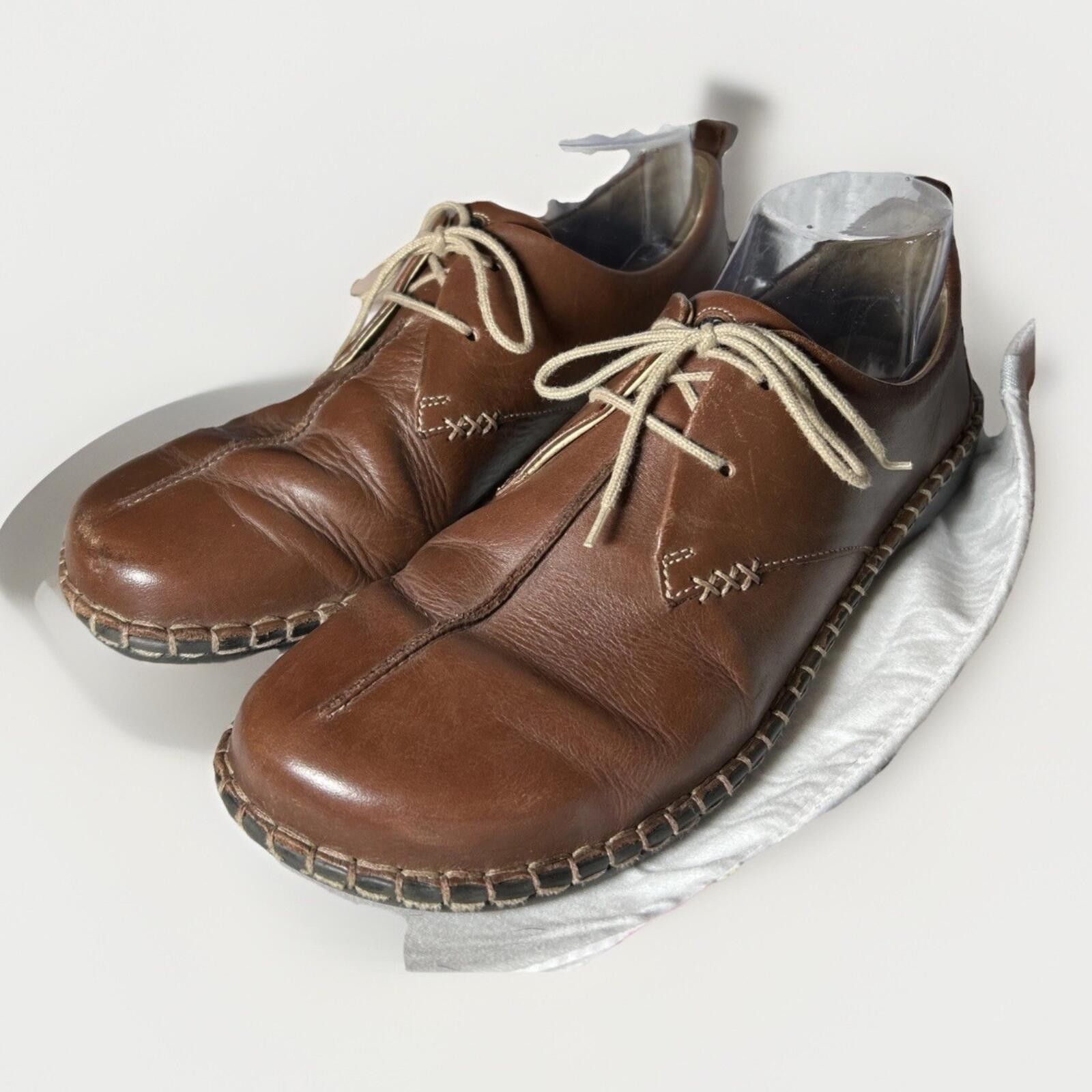 JOSEF SEIBAL JOSEF SEIBEL Lindsay Leather Moccasin Lace-Up ComfortShoes Size US 8 / IT 38 - 1 Thumbnail
