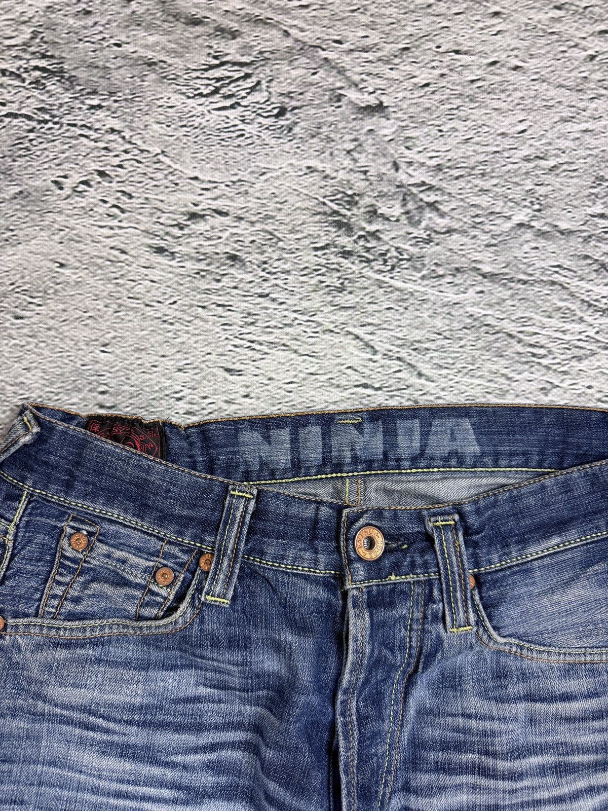 Evisu Evisu jeans white daicock big logo blue selvedge denim EU ED Size US 30 / EU 46 - 8 Thumbnail