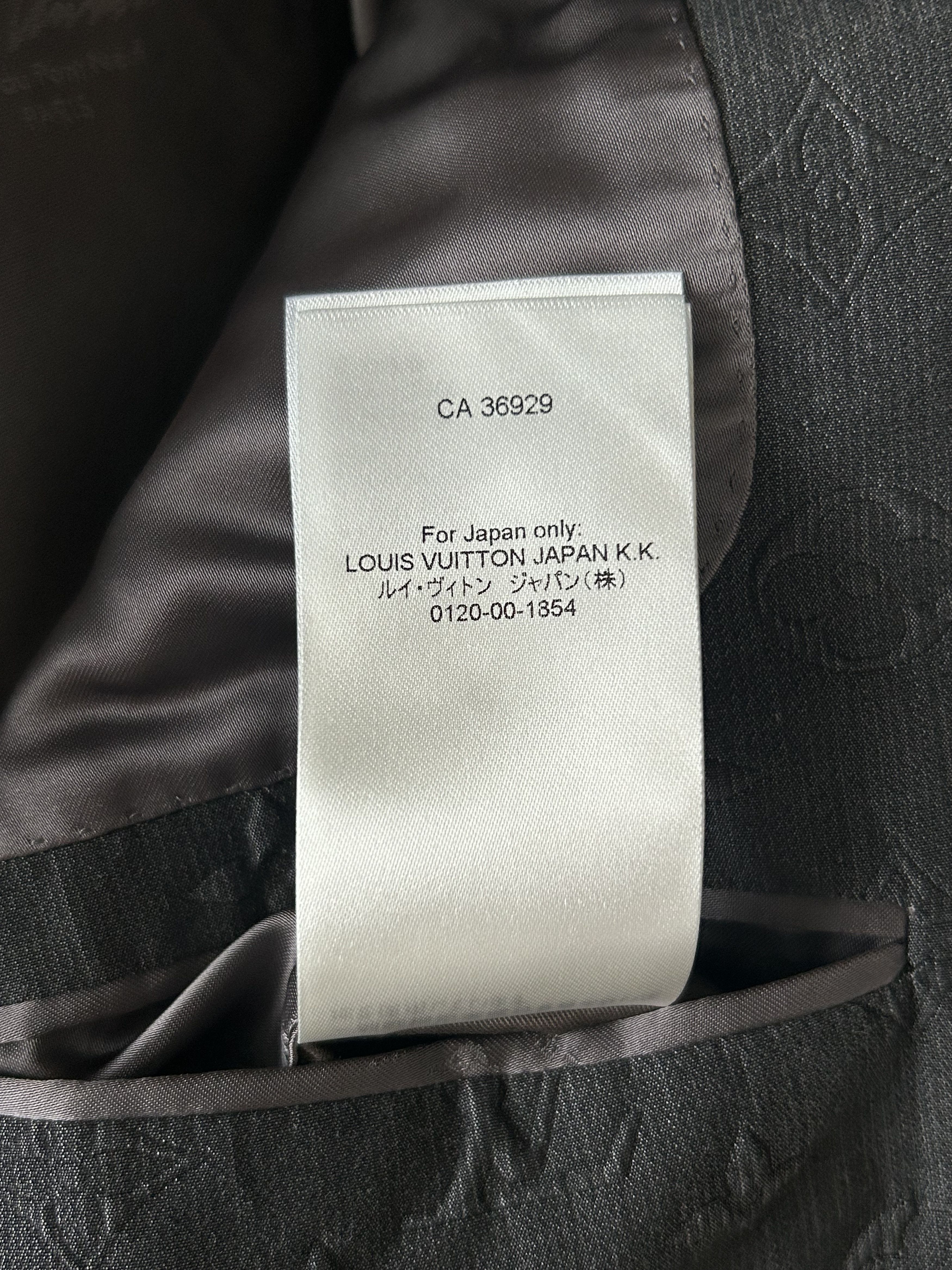 Louis Vuitton Louis Vuitton Black Monogram Blazer Jacket Size 52R - 8 Thumbnail