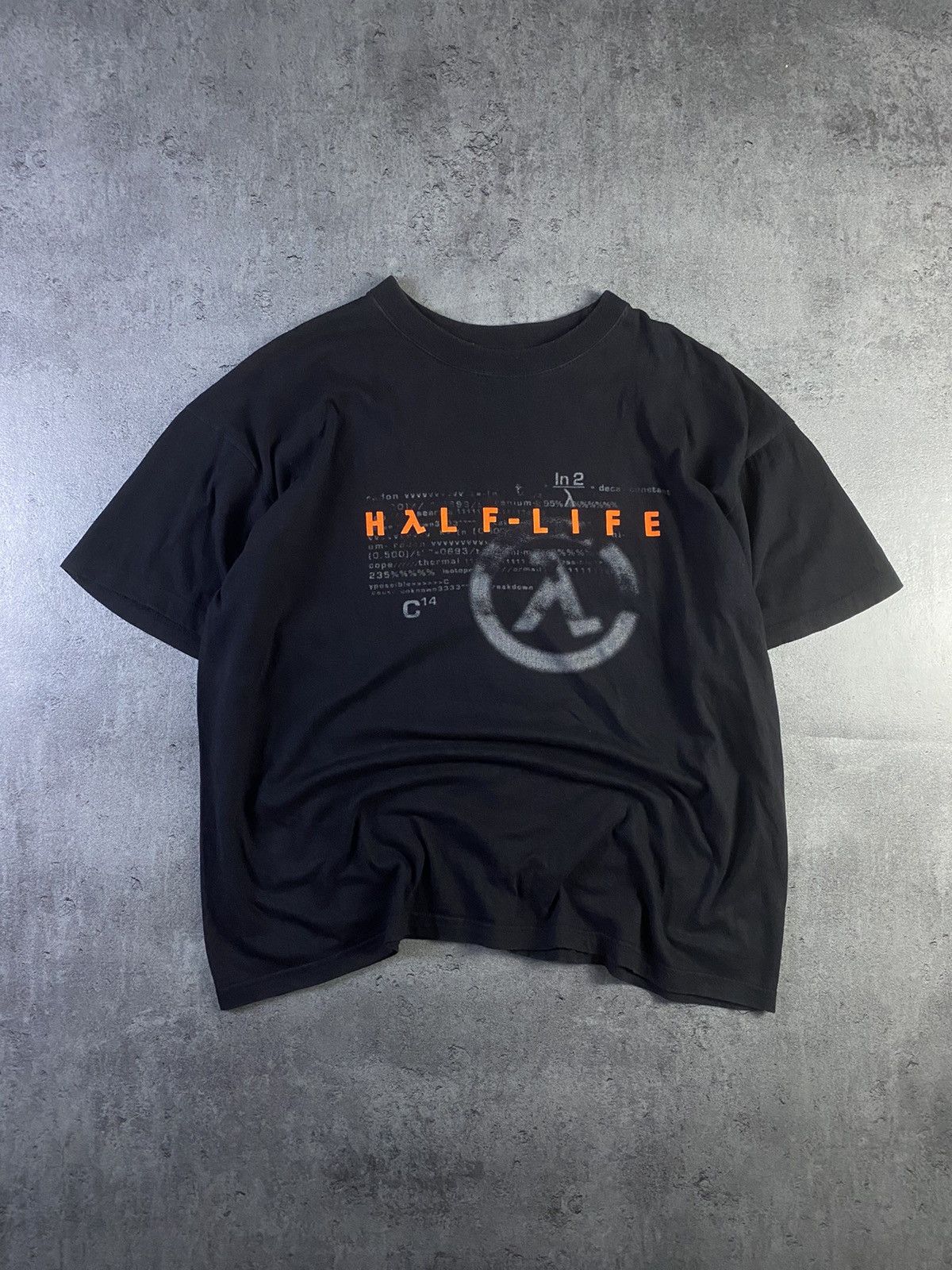 image of Microsoft x Playstation Vintage 1998 Half-Life Promo Tee in Black, Men's (Size XL)