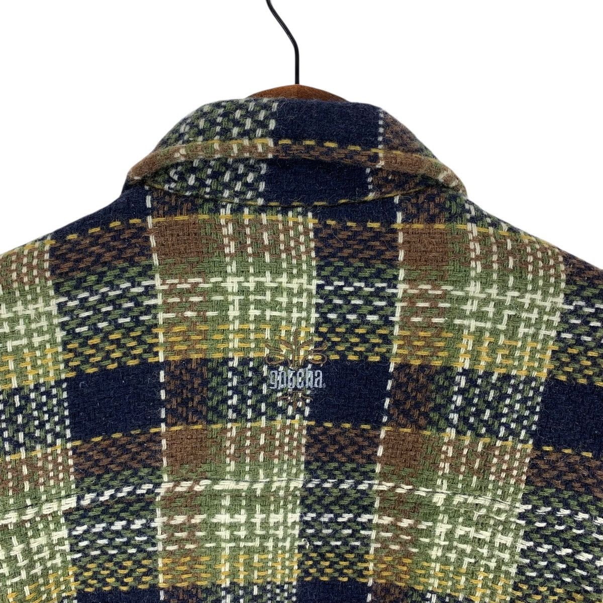 Gotcha Vintage 90s Gotcha plaid full-zip sweater wool jacket Size US L / EU 52-54 / 3 - 9 Thumbnail