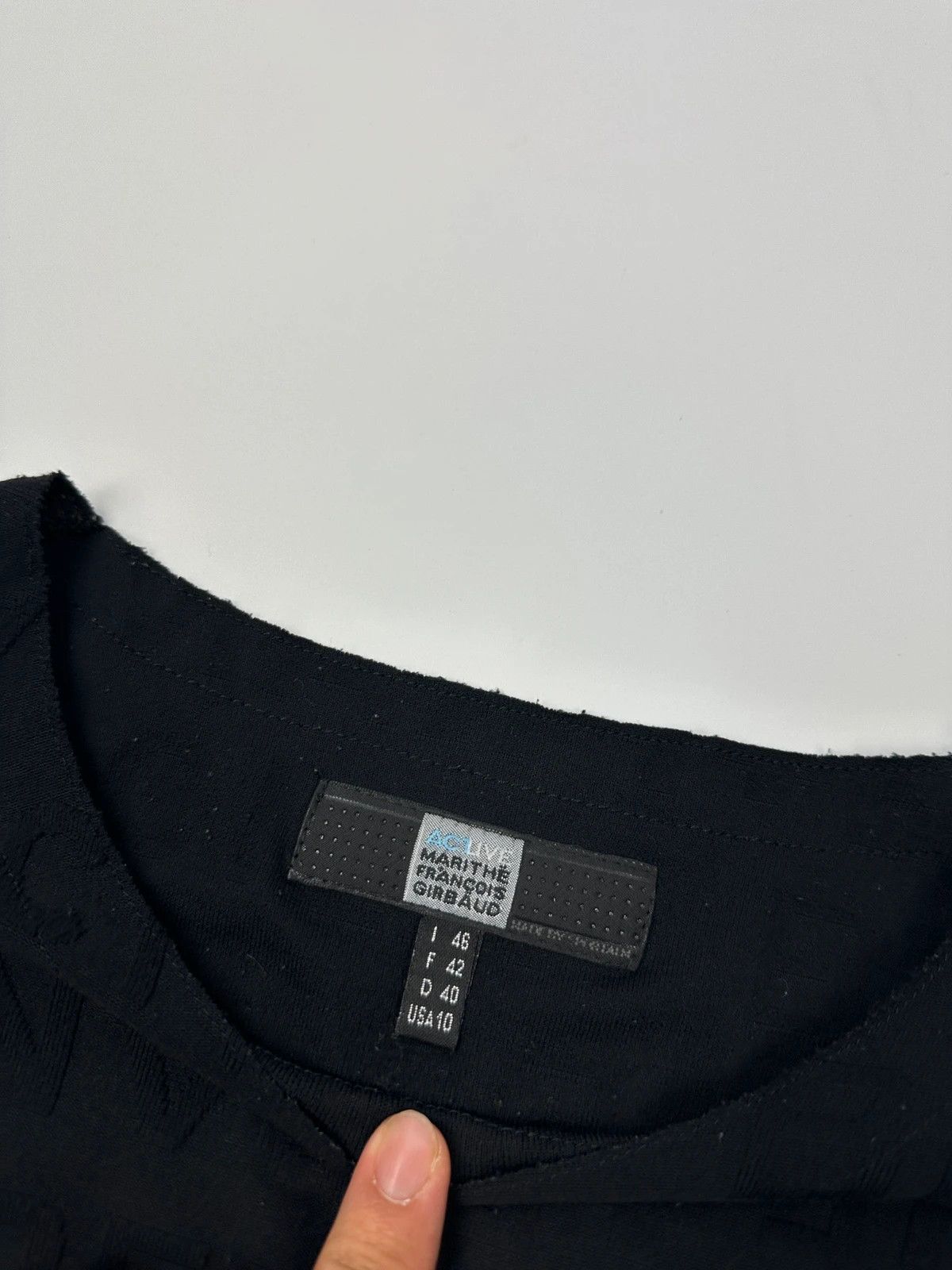 Marithe + Francois Girbaud Marithé + François Girbaud 90s Actlive Black Longsleeves Size L / US 10 / IT 46 - 4 Thumbnail