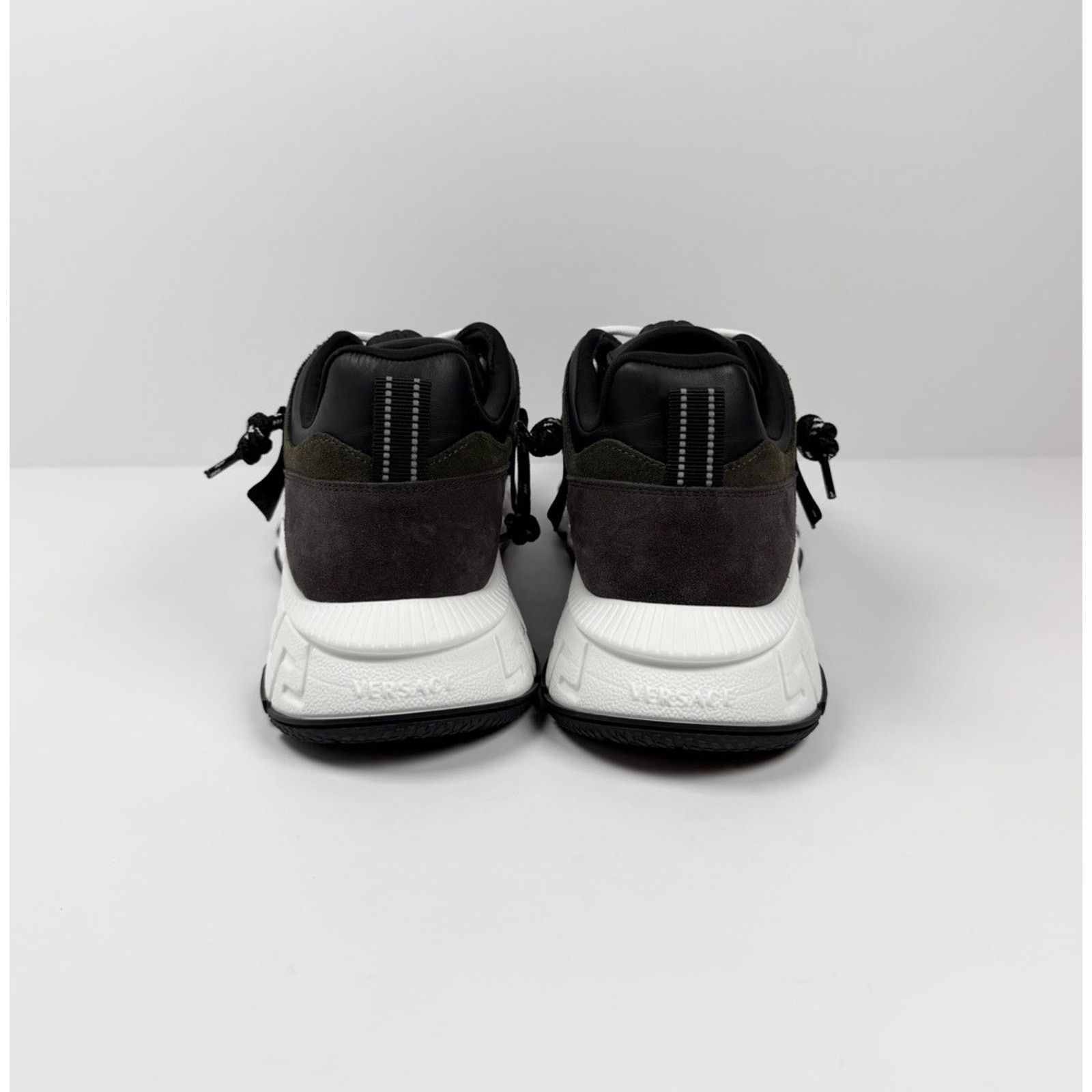 Versace Size 45.5EU/12.5US - Versace Trigreca Olive Green Sneaker Size US 12.5 / EU 45-46 - 7 Thumbnail