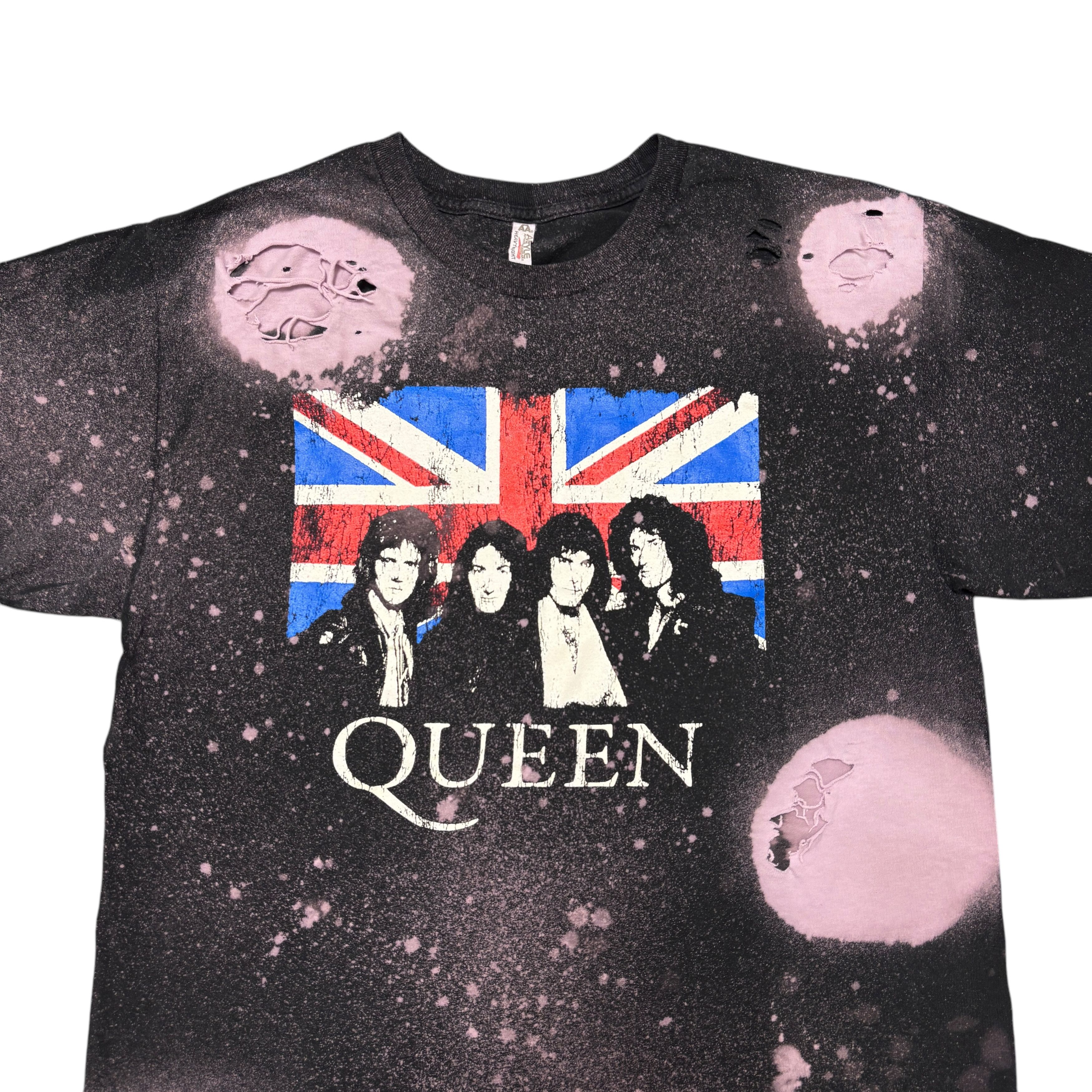 Band Tees × Vintage Queen Shirt Distressed Vintage Band Tees Freddie Mercury Size US L / EU 52-54 / 3 - 2 Thumbnail
