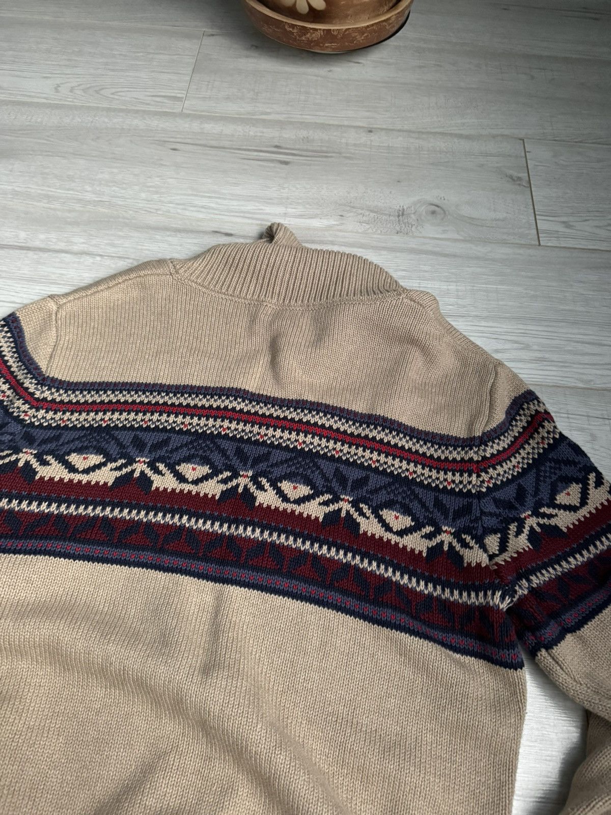 Gap × Vintage Vintage Gap Knit Sweater Aztec Navajo west Style Size US L / EU 52-54 / 3 - 7 Thumbnail