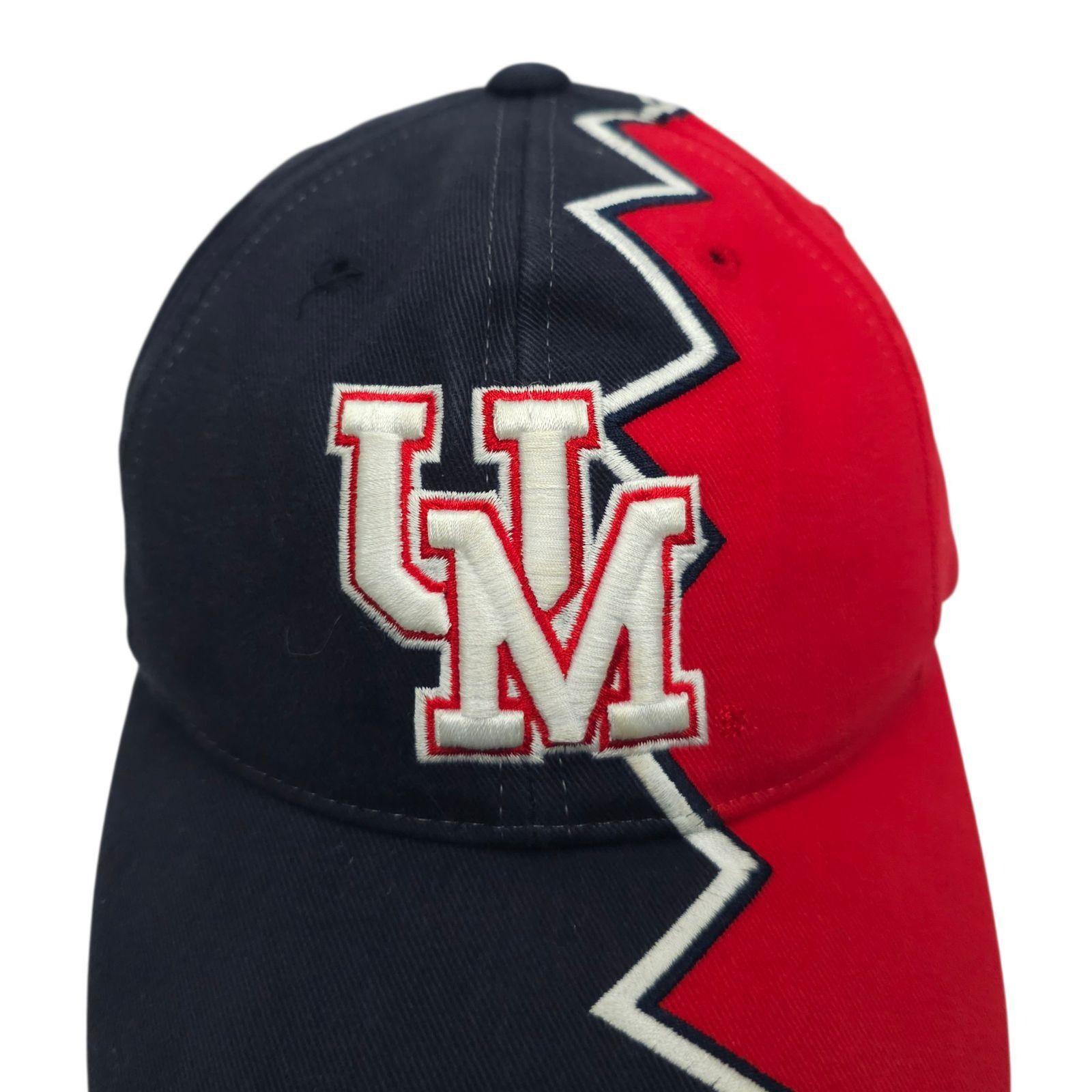Starter Starter Ole Miss Rebels Hat Split Zig Zag OSFM Cap Y2K Shark Size ONE SIZE - 14 Thumbnail