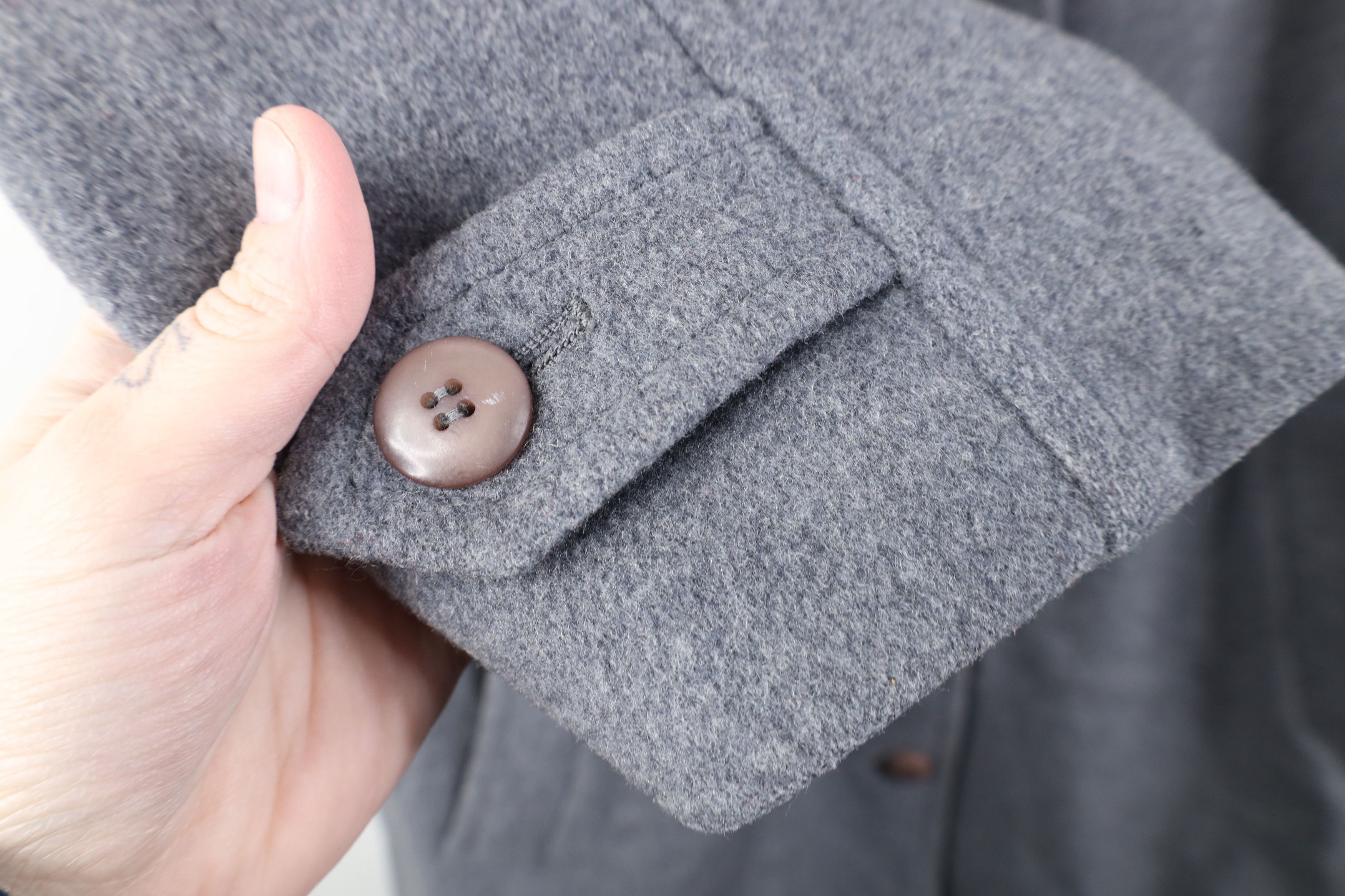 Pendleton Vintage 70s Pendleton Heavy Trench Coat Overcoat Gray USA Size XL / US 12-14 / IT 48-50 - 9 Thumbnail