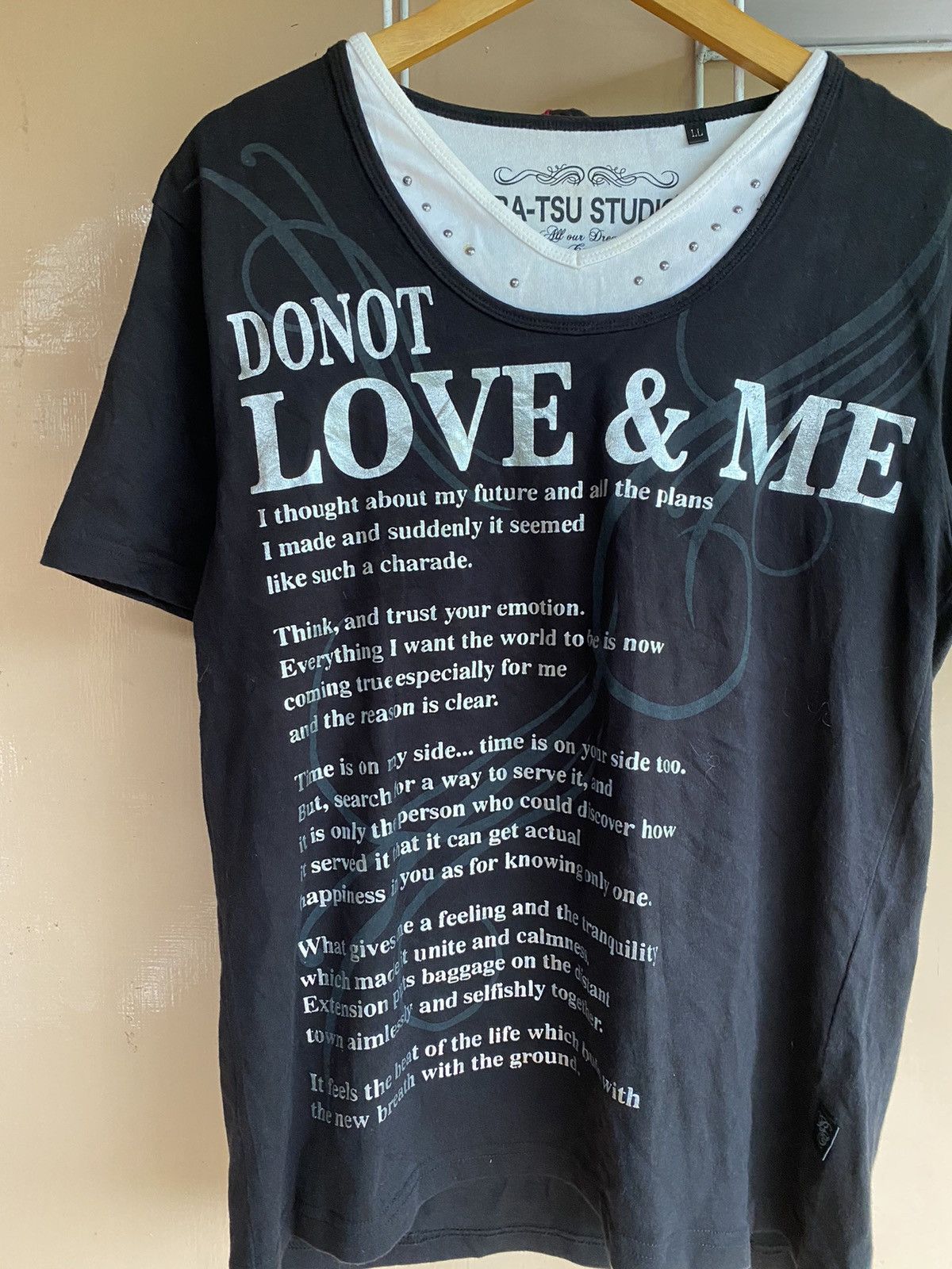 Hysteric Glamour 🖤BLACKDAY🖤Batsu studio poem love and me hysteric maniac Size US L / EU 52-54 / 3 - 2 Thumbnail
