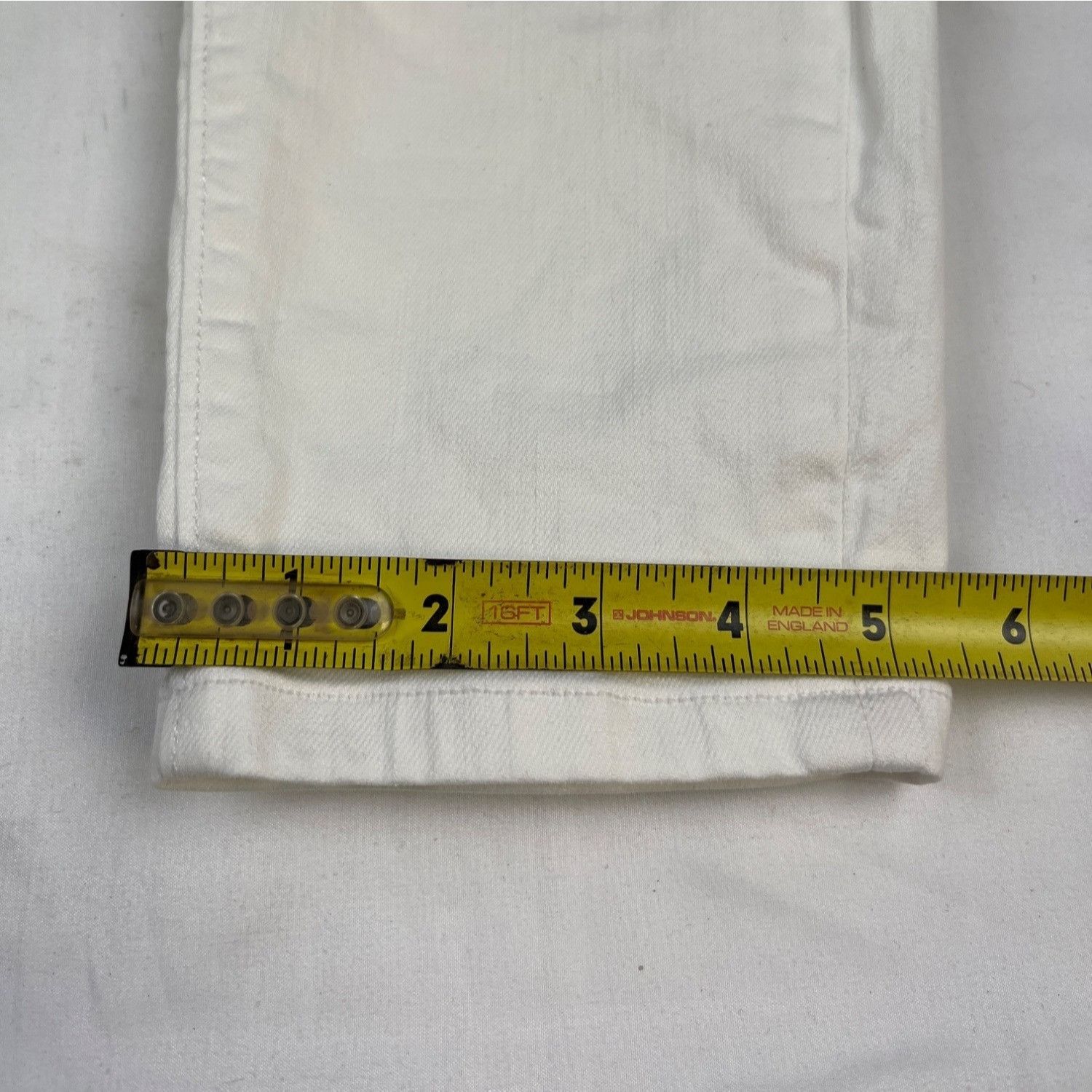 Loft Ann Taylor Loft Women's White Jeans/Skinny Ankle Sz 26/2 SKU Size 27" / US 4 / IT 40 - 8 Thumbnail