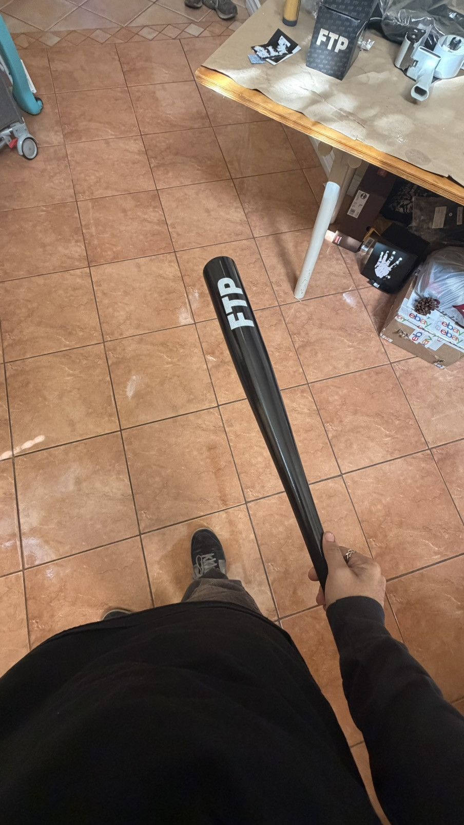 Fuck The Population FTP ENGRAVED LOGO WOOD BAT Size ONE SIZE - 1 Thumbnail