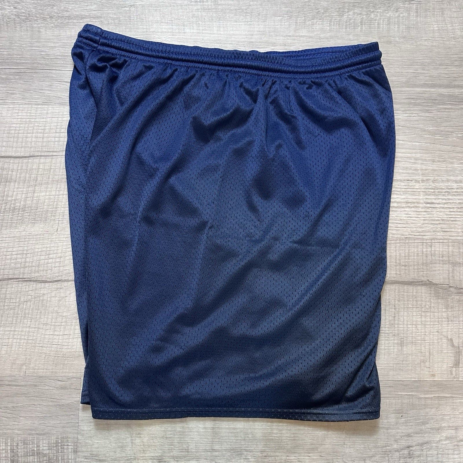Nike Nike Navy Blue Black Tag Mesh Shorts Hoops Mens Large Y2K Size US 32 / EU 48 - 8 Thumbnail