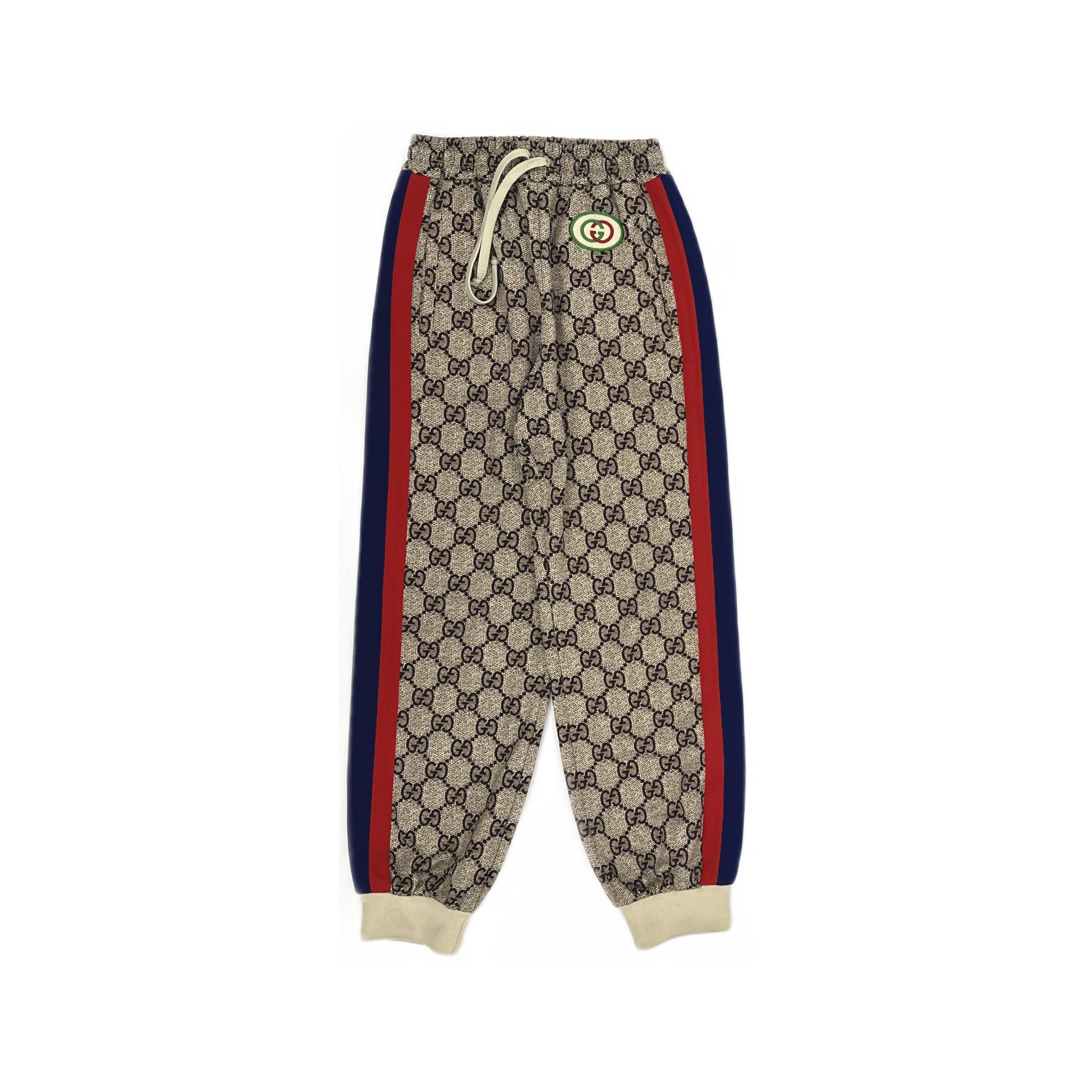 Gucci Gucci GG Monogram Side Stripe Joggers XXS Size 24" / US 00 / IT 34 - 1 Thumbnail