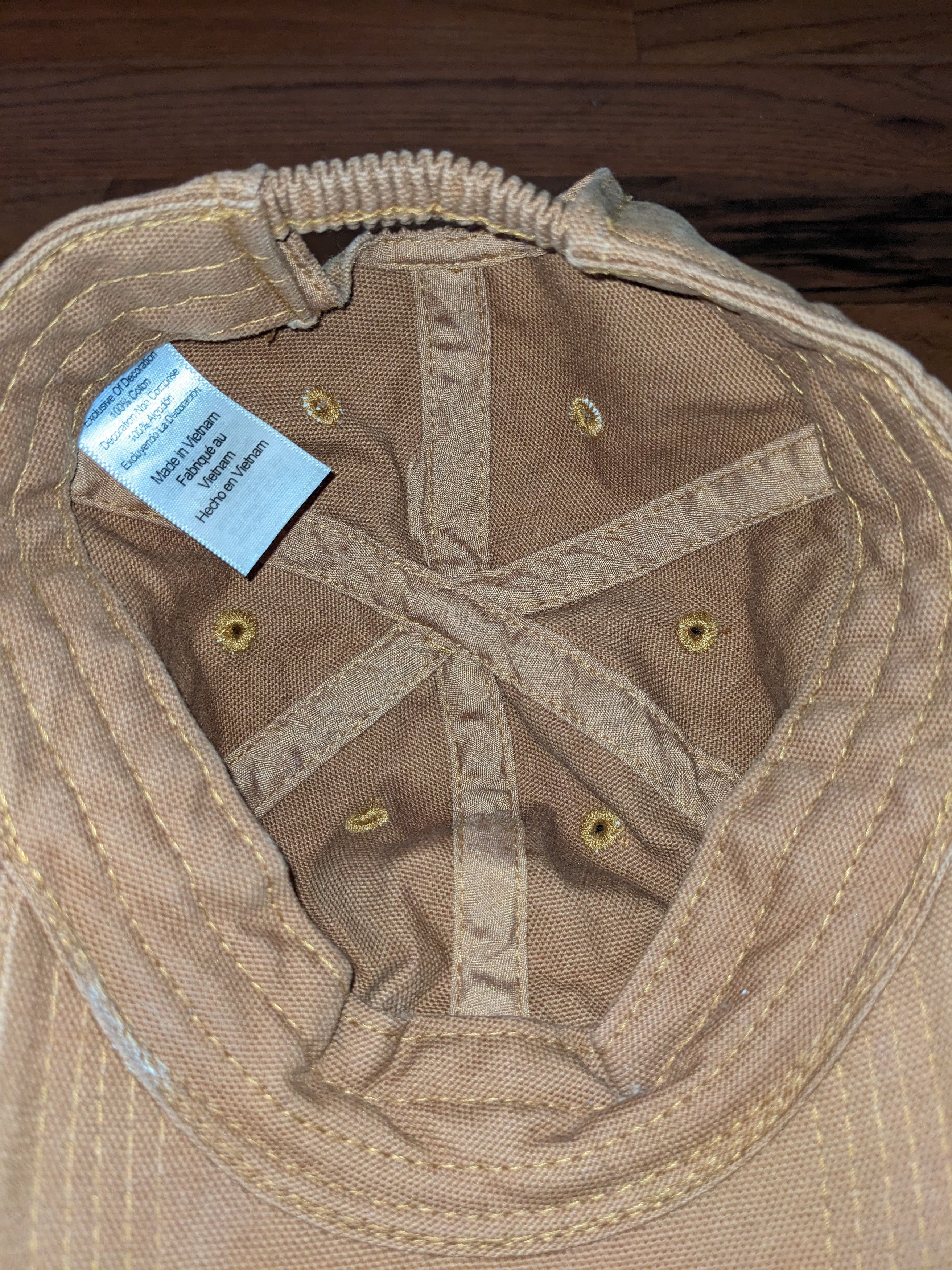 Carhartt × Vintage Vintage Carhartt Kids Brown Hat Size ONE SIZE - 4 Thumbnail