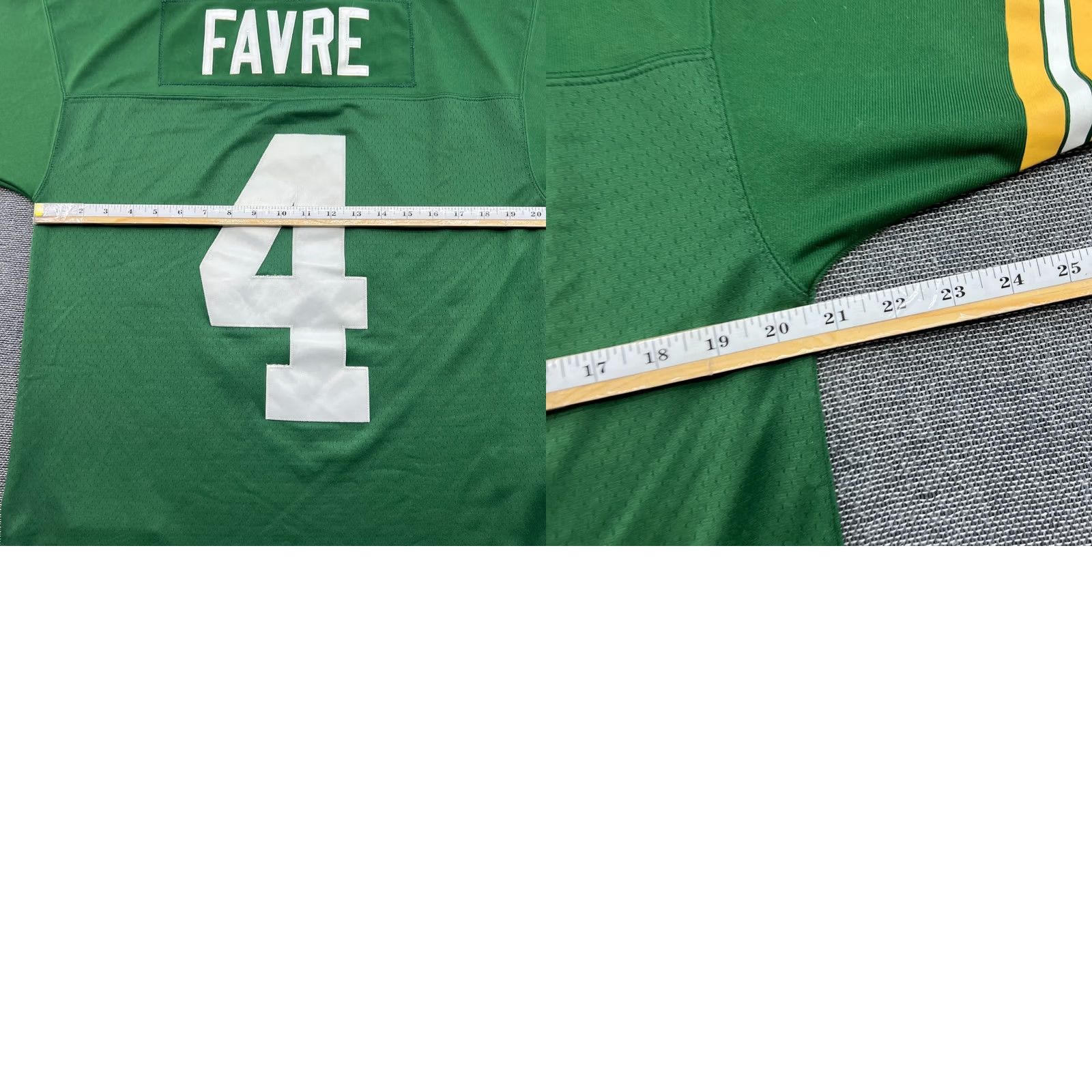 Mitchell & Ness Mitchell & Ness Brett Favre #4 Green Bay Packers 1996 Legacy Jersey Mens Medium Size US L / EU 52-54 / 3 - 10 Thumbnail
