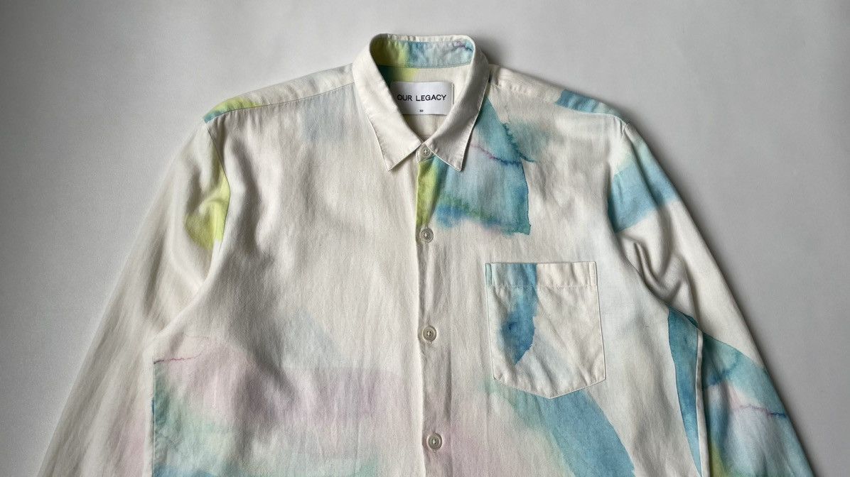 Our Legacy A/W 14 Watercolour Print Shirt Size US M / EU 48-50 / 2 - 2 Thumbnail