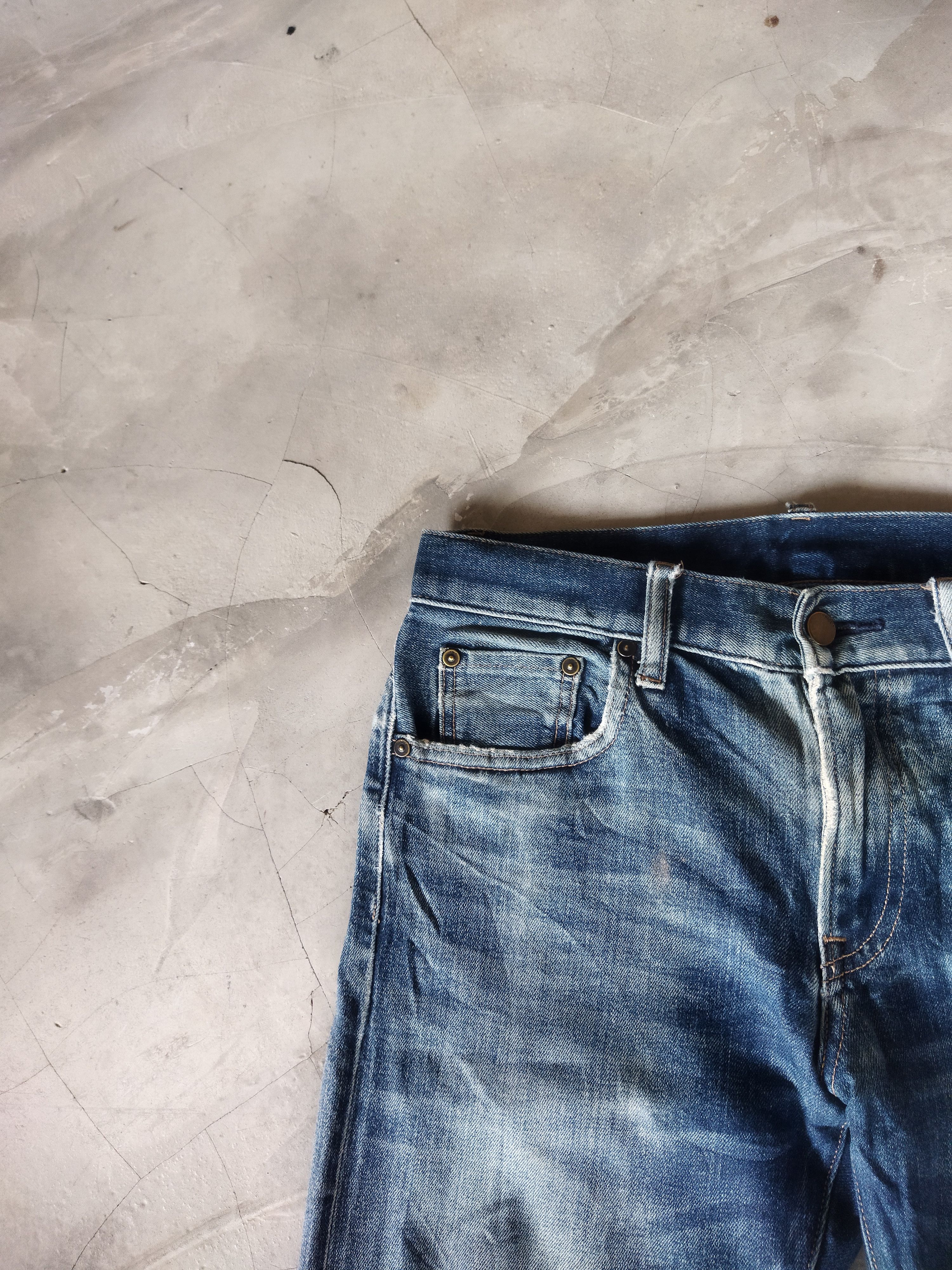 Japanese Brand VINTAGE JAPANESE BRAND DISTRESSED FADED BLUE JEANS PANTS Size US 30 / EU 46 - 4 Thumbnail