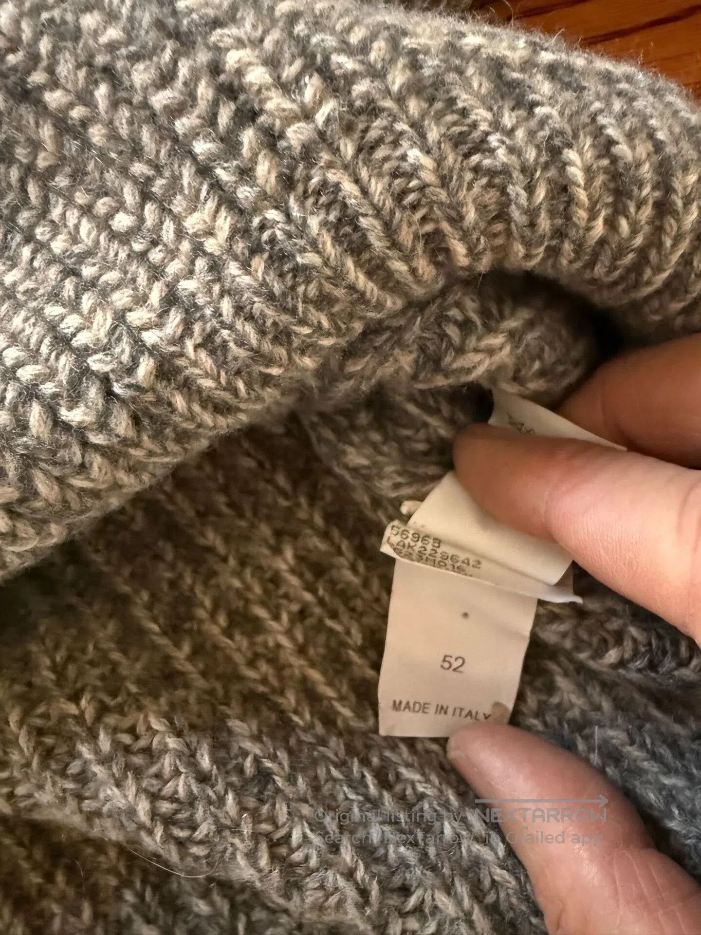 Brunello Cucinelli Brunello Cucinelli Men's Thick Cashmere Sweater. Size US L / EU 52-54 / 3 - 9 Thumbnail