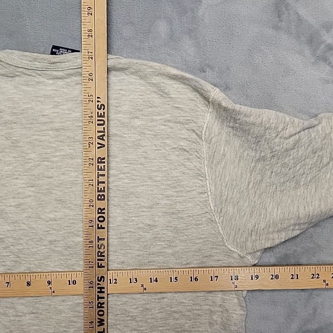 Vintage VINTAGE Duofold Shirt Men M Gray Crewneck Long Sleeve Wool Blend Mid Layer USA Size US M / EU 48-50 / 2 - 6 Thumbnail