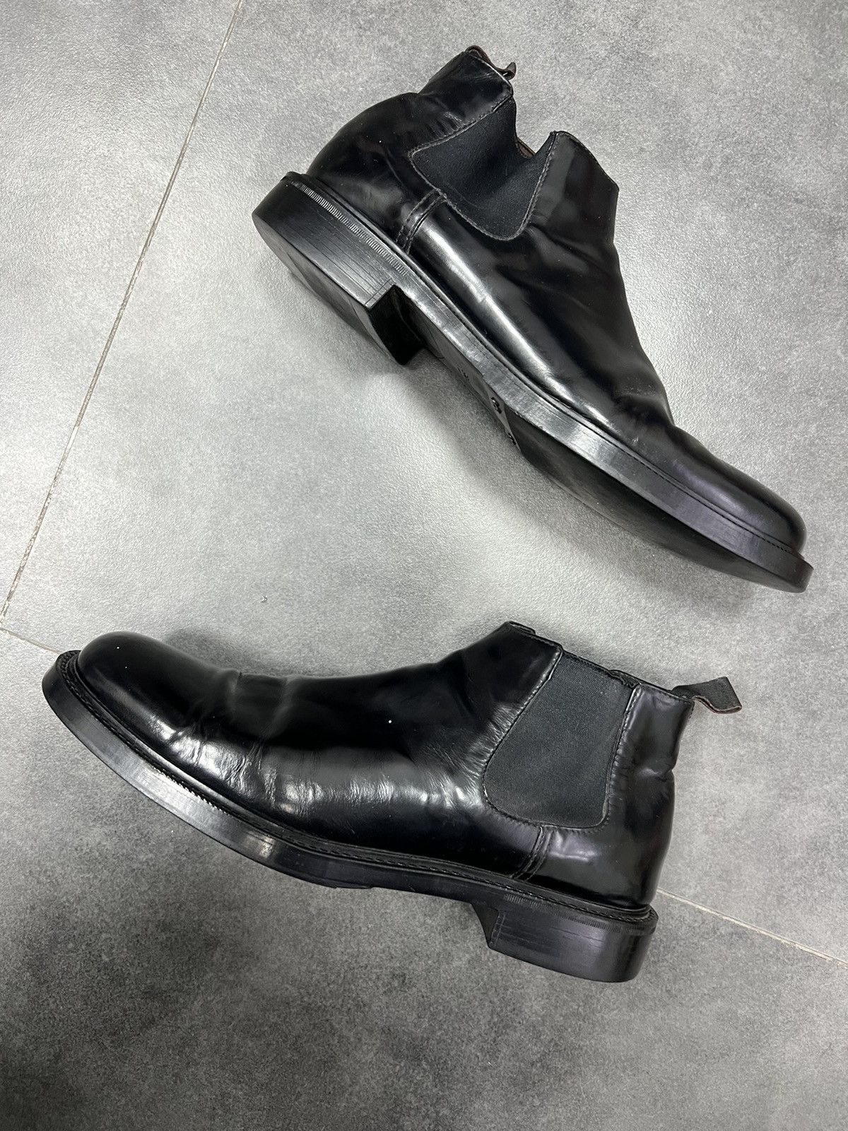 Vintage Y2K PRADA Vibram Chelsea Boots Size 11 FW99 Prada Vibram Hybride Leather Boots (43eu/9,5us) – Dolce  main image 3