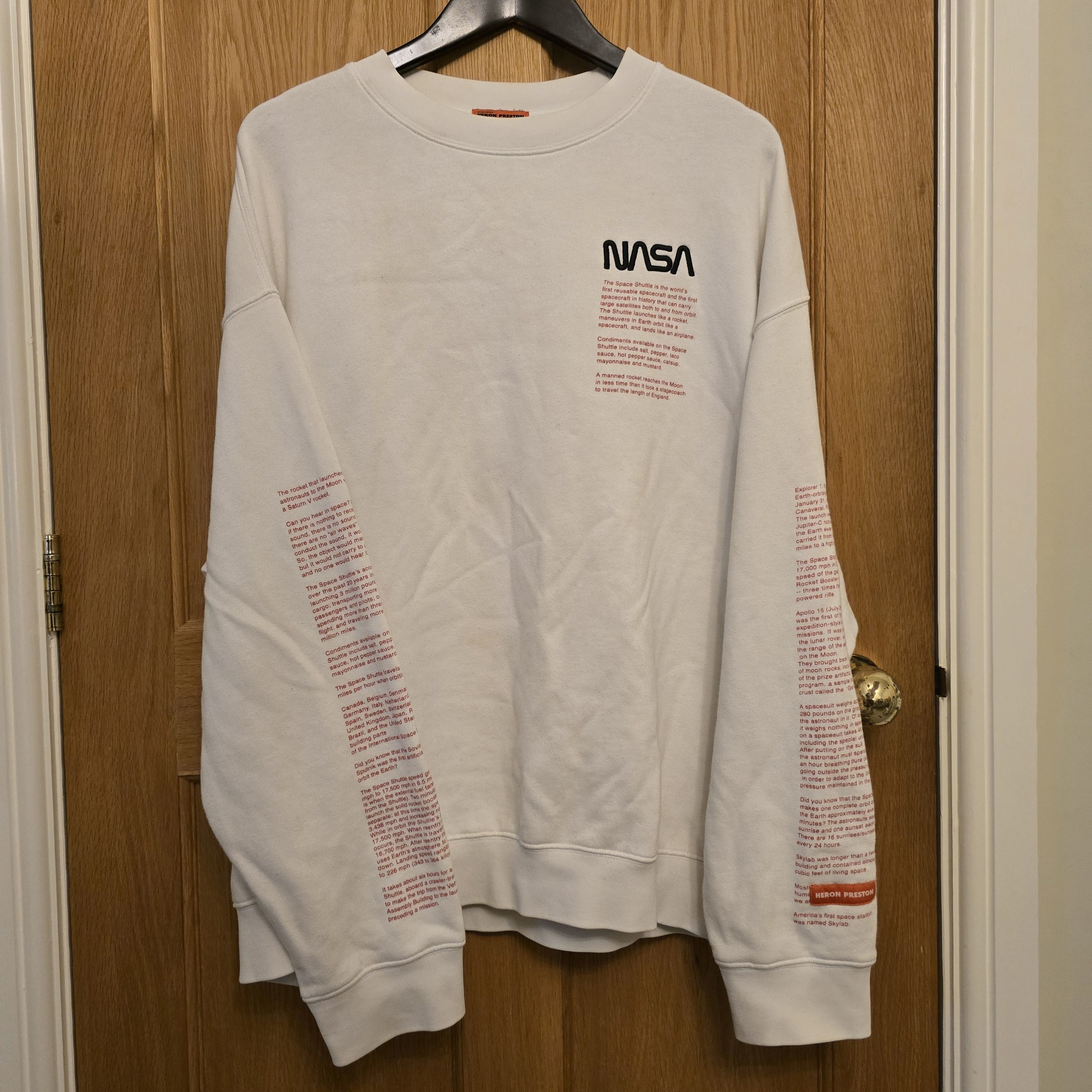 Heron Preston Heron Preston NASA Sweatshirt Size US L / EU 52-54 / 3 - 1 Thumbnail