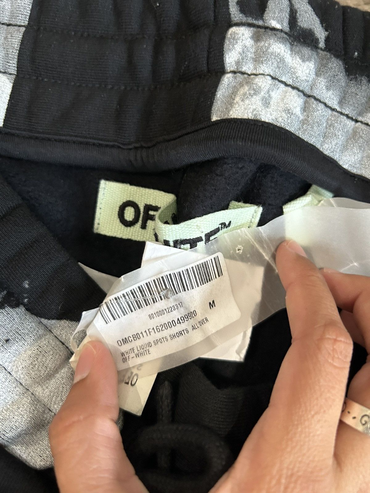 Off-White Off-White Liquid Spot Shorts Size US 32 / EU 48 - 3 Thumbnail