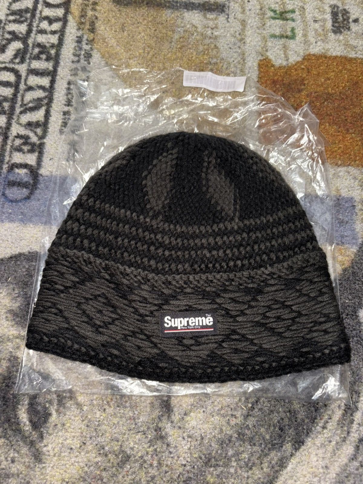 Supreme Diamond Beanie 黒 Supreme Diamond Beanie Black | eBay