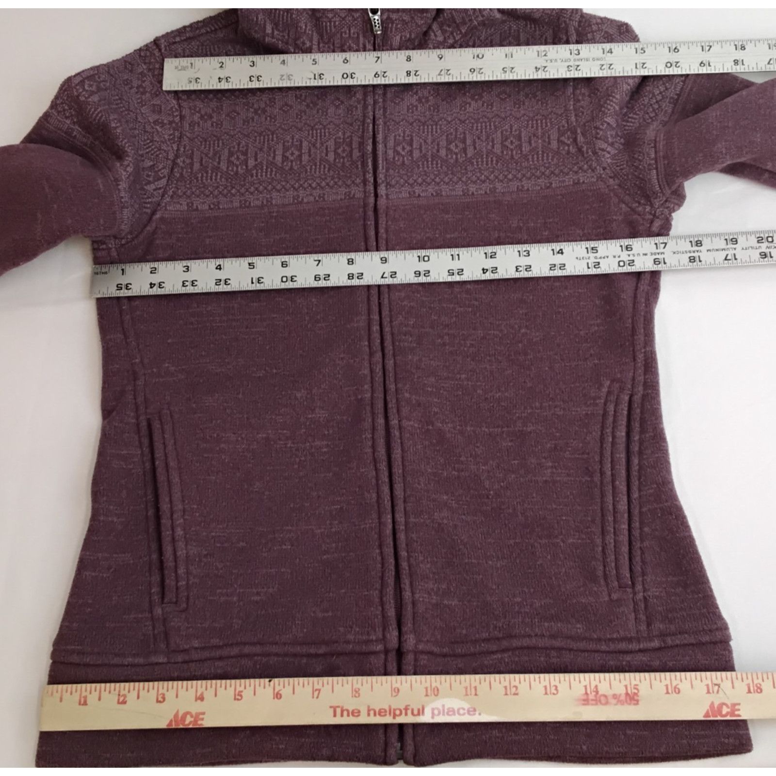 Patagonia Patagonia Hoodie Women's XS Purple Geometric Fleece Lined Size XS / US 0-2 / IT 36-38 - 8 Thumbnail