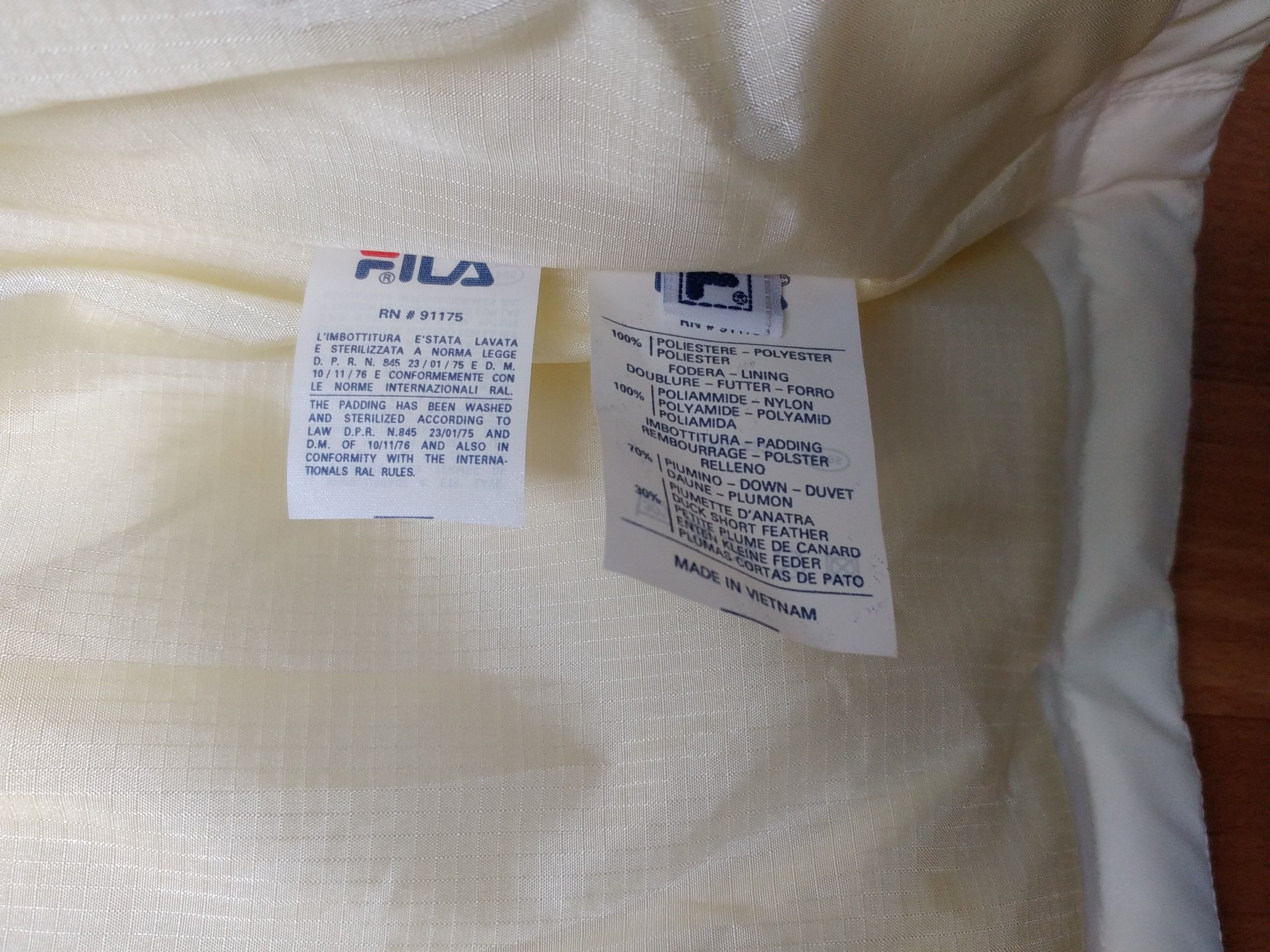 Fila FILA jacket, deadstock vintage down puffer jacket, 90s XL Size US XL / EU 56 / 4 - 17 Thumbnail