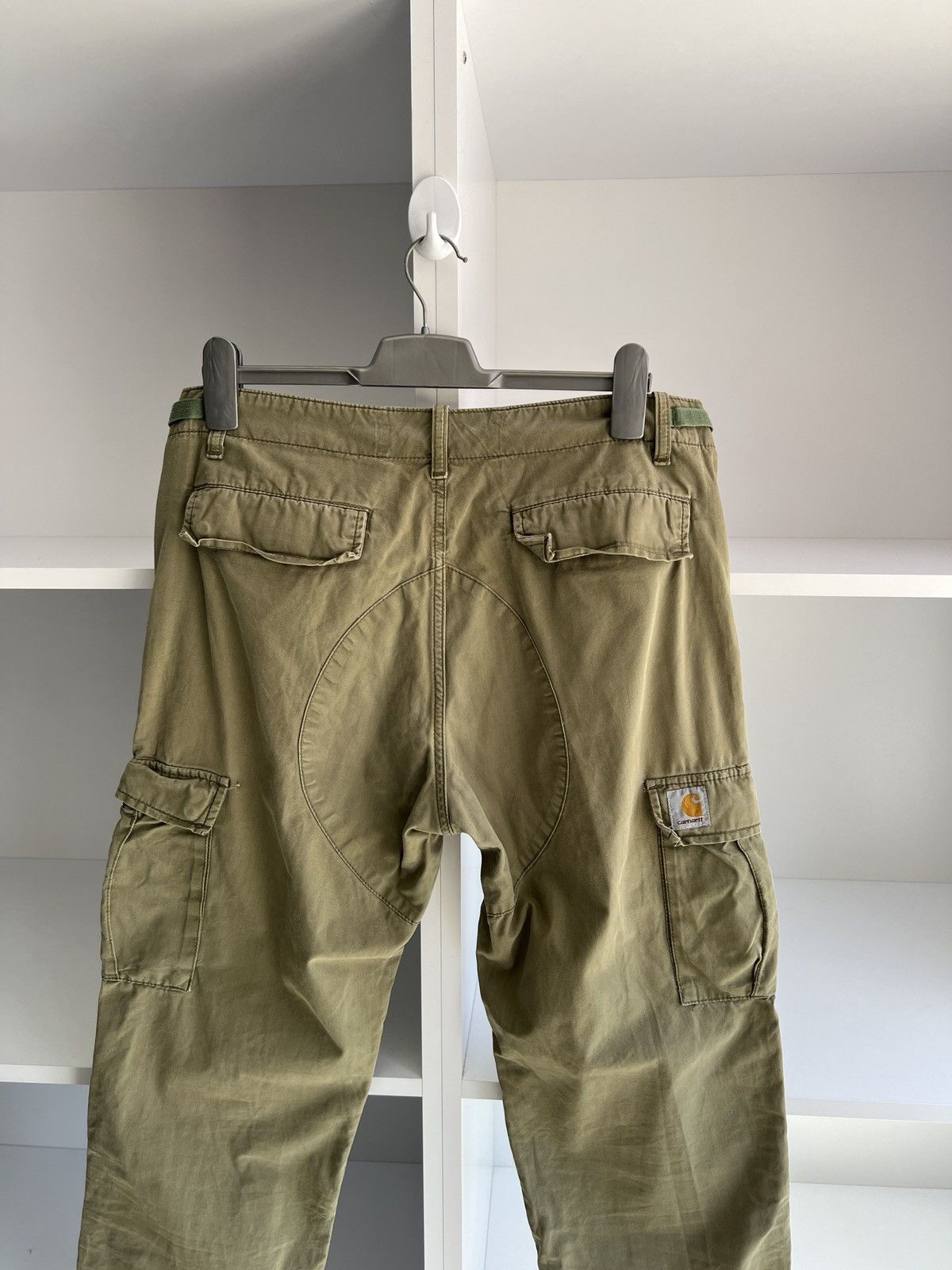 Carhartt × Vintage Vintage Carhartt Cargo Green Pants Size US 33 - 10 Thumbnail