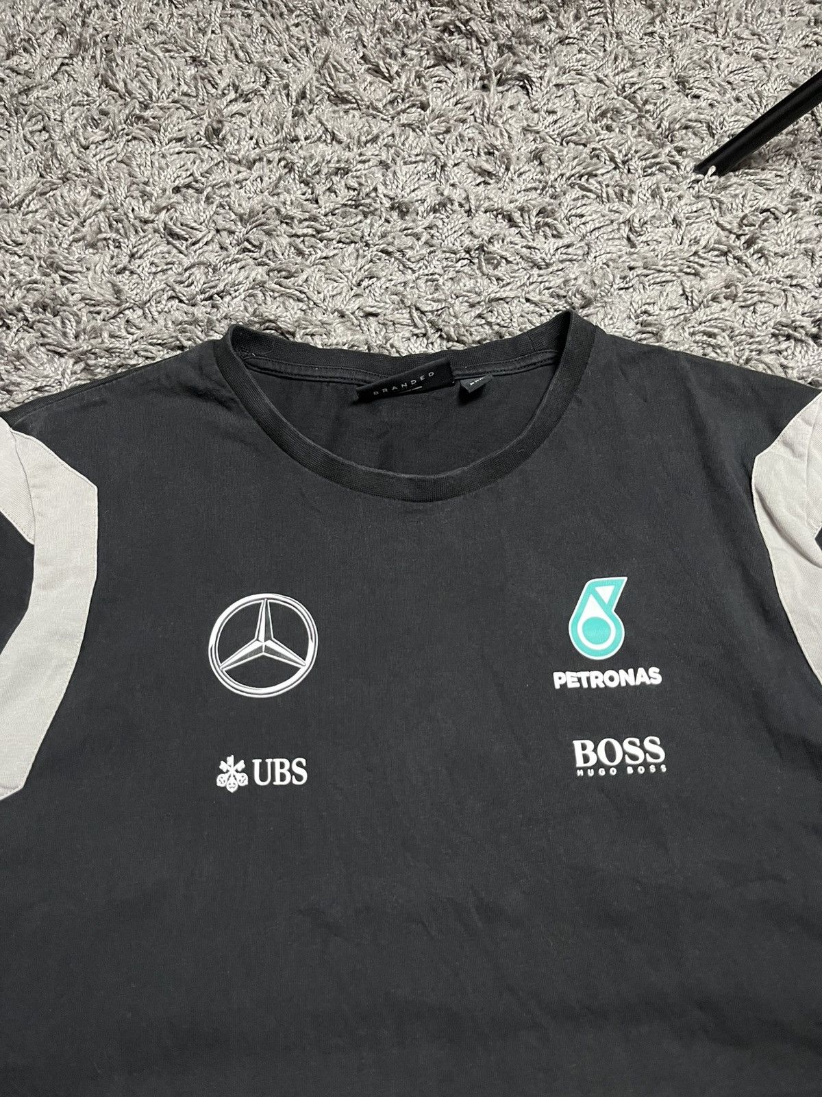 Mercedes-Benz Mercedes AMG Petronas F1 Team x Hugo Boss Racing T-Shirt Size US XL / EU 56 / 4 - 3 Thumbnail