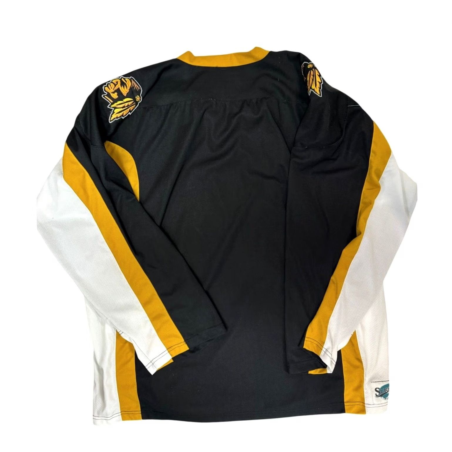 Vintage Surface Ink Whitley Bay Ice Hockey Club Junior Development Jersey Mens XXL Black Size US XXL / EU 58 / 5 - 2 Thumbnail
