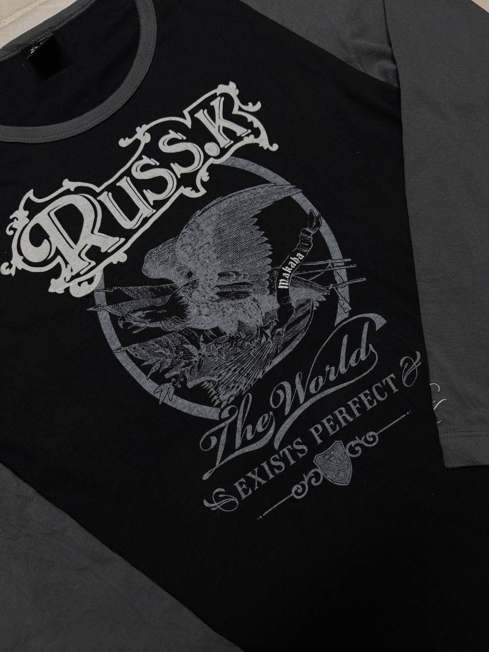 Japanese Brand Vintage Russ.K Makaha Punk The World Seditionaries Tshirt Size US L / EU 52-54 / 3 - 5 Thumbnail