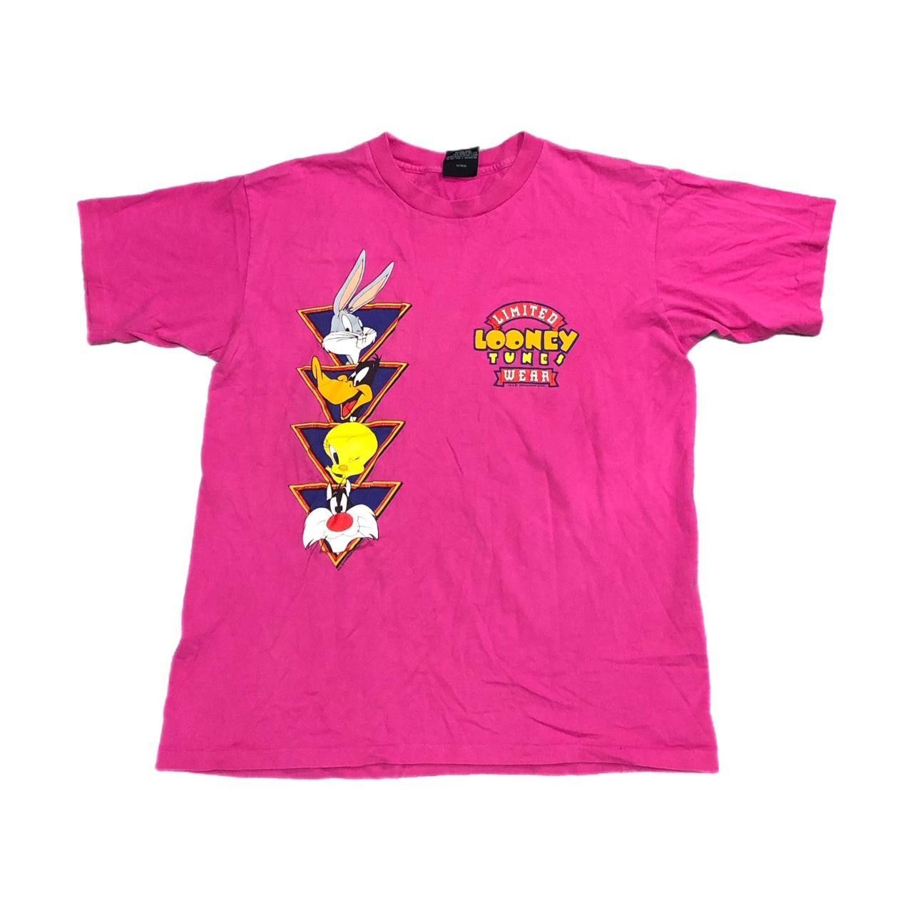 Warner Bros Vintage Looney Tunes Shirt Bugs Daffy Tweety 1993 Size US M / EU 48-50 / 2 - 1 Thumbnail