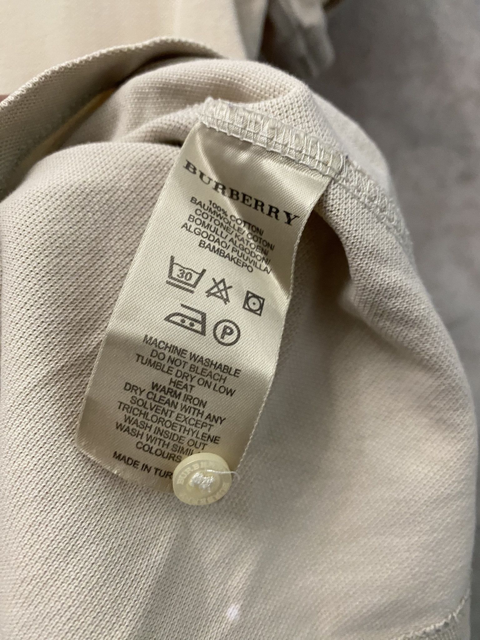 Burberry × Designer Burberry Polo Nova Check Luxury Size US L / EU 52-54 / 3 - 4 Thumbnail