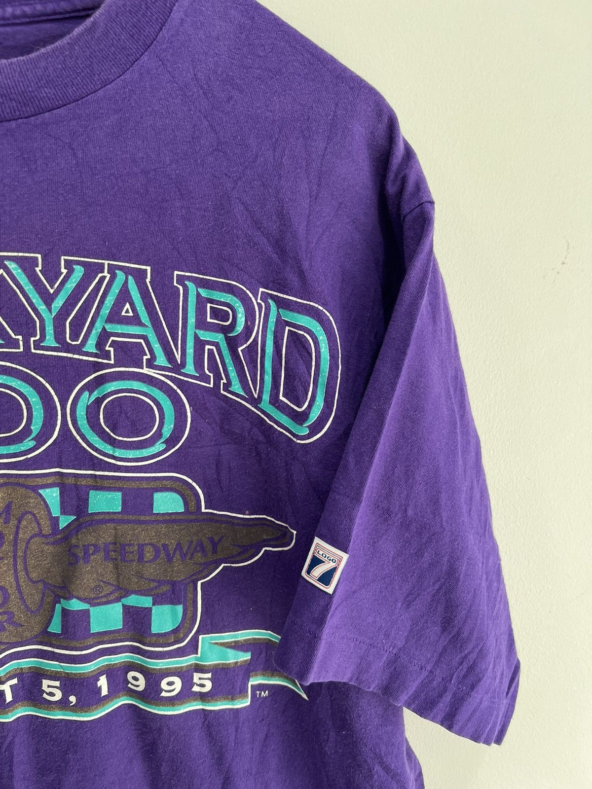 Vintage Vintage Brickyard 400 Racing Tee Shirt Size US XL / EU 56 / 4 - 3 Thumbnail