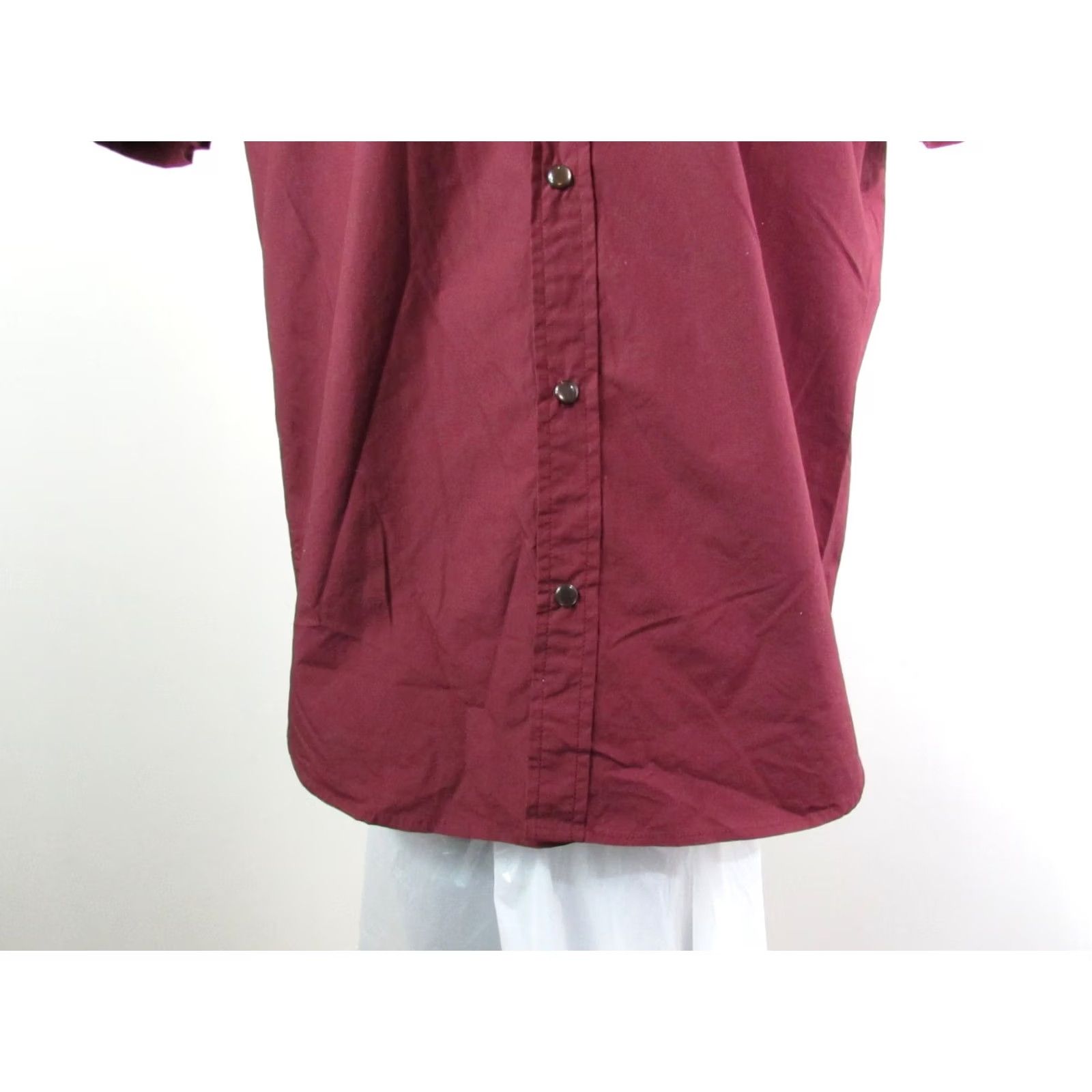 Armani Exchange Armani Exchange Men's Shirt Burgundy Red Button Down Shortsleeve XL Size US XL / EU 56 / 4 - 3 Thumbnail