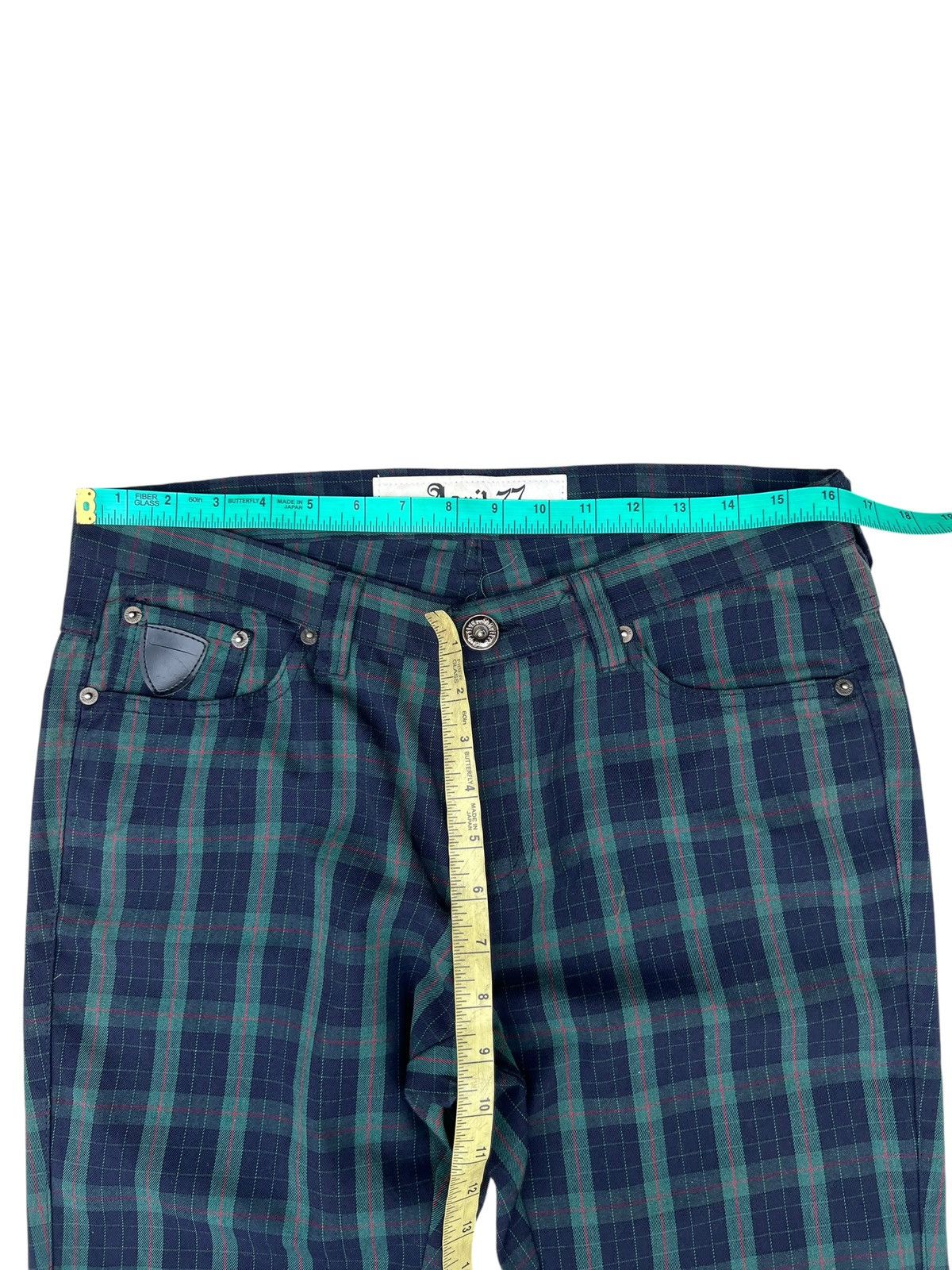 April 77 Vintage 2000s April 77 Joey Hi-Standard 1955 Check Pant Size US 31 - 2 Thumbnail