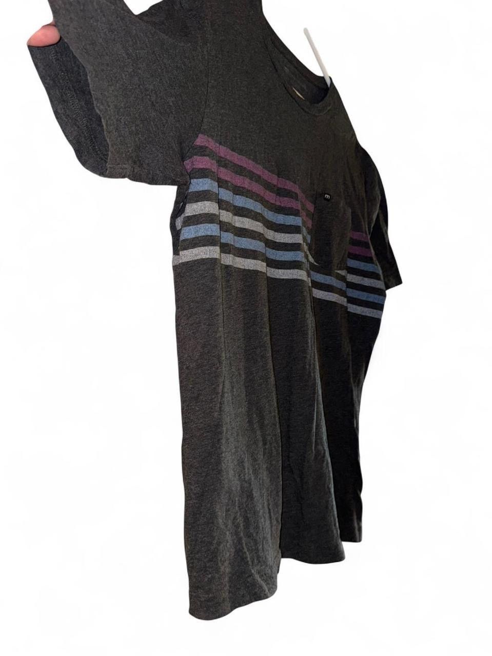 TravisMathew Grey striped Travis Mathew short sleeve pocket t-shirt Size US L / EU 52-54 / 3 - 3 Thumbnail
