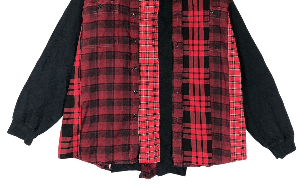 Flannel × Polo Ralph Lauren Rebuild ❗️Reconstructed Polo Ralph Lauren Sweatshirt Flannel Size US XL / EU 56 / 4 - 4 Thumbnail
