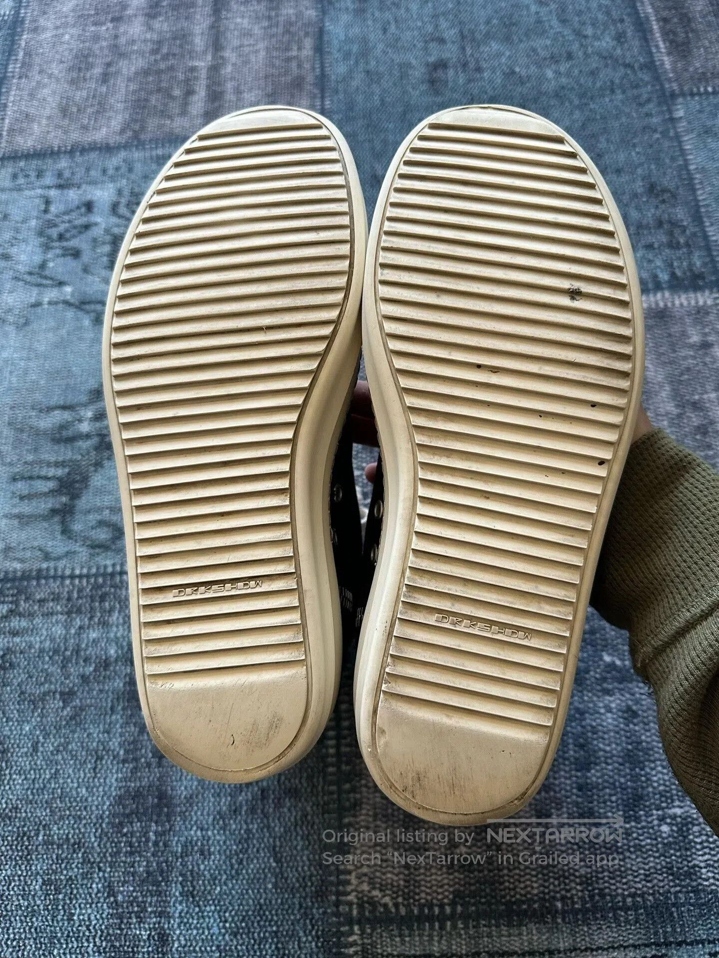 Rick Owens Rick Owens Distressed Mismatched Converse. Size US 9 / EU 42 - 7 Thumbnail