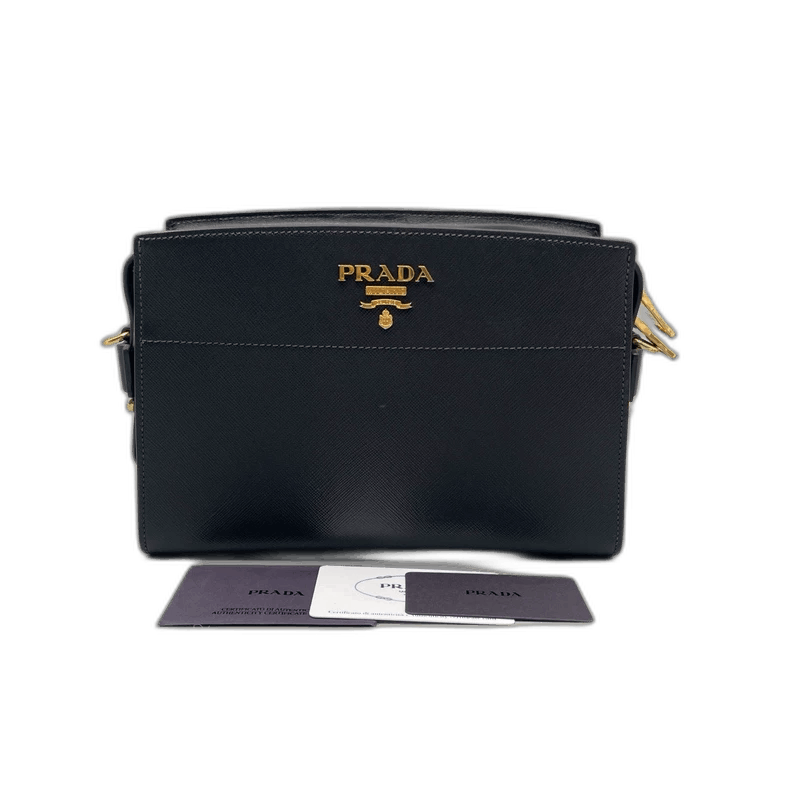 Prada Crossbody Camera Bag With Missing Strap in Black, Women's