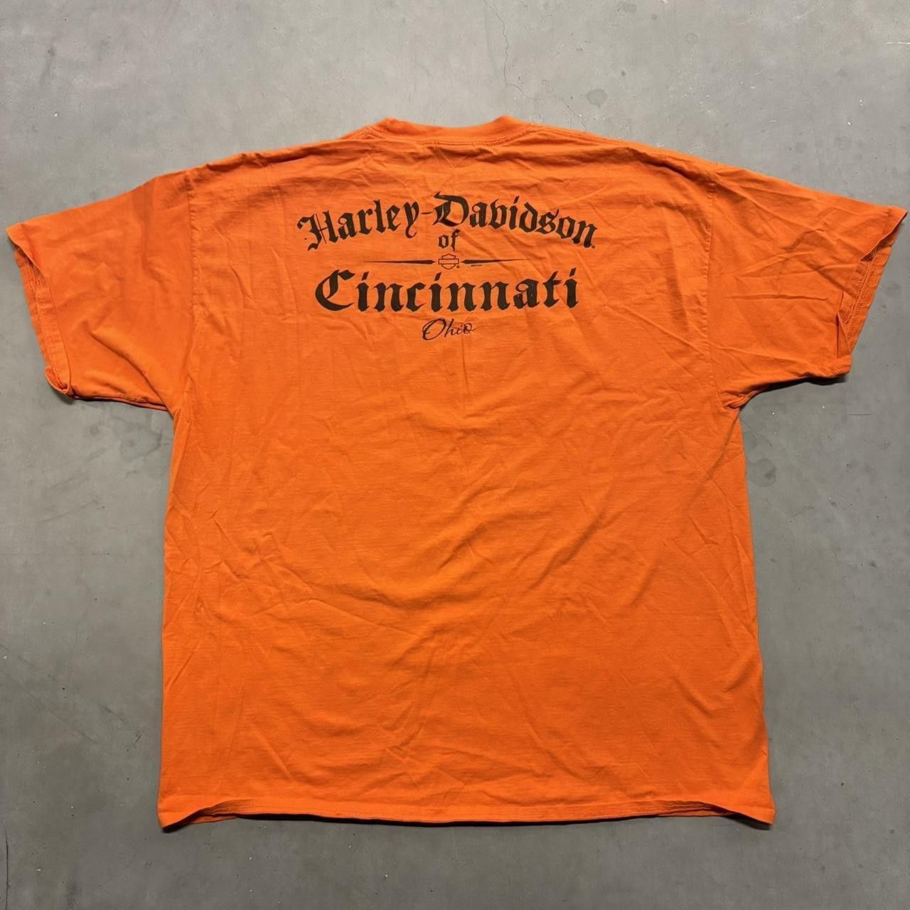 Harley Davidson Crazy Vintage Y2K/2000s Harley Davidson Screaming Eagle Performance Parts Cincinnati Ohio Graphic Tee! Size US XXL / EU 58 / 5 - 3 Thumbnail