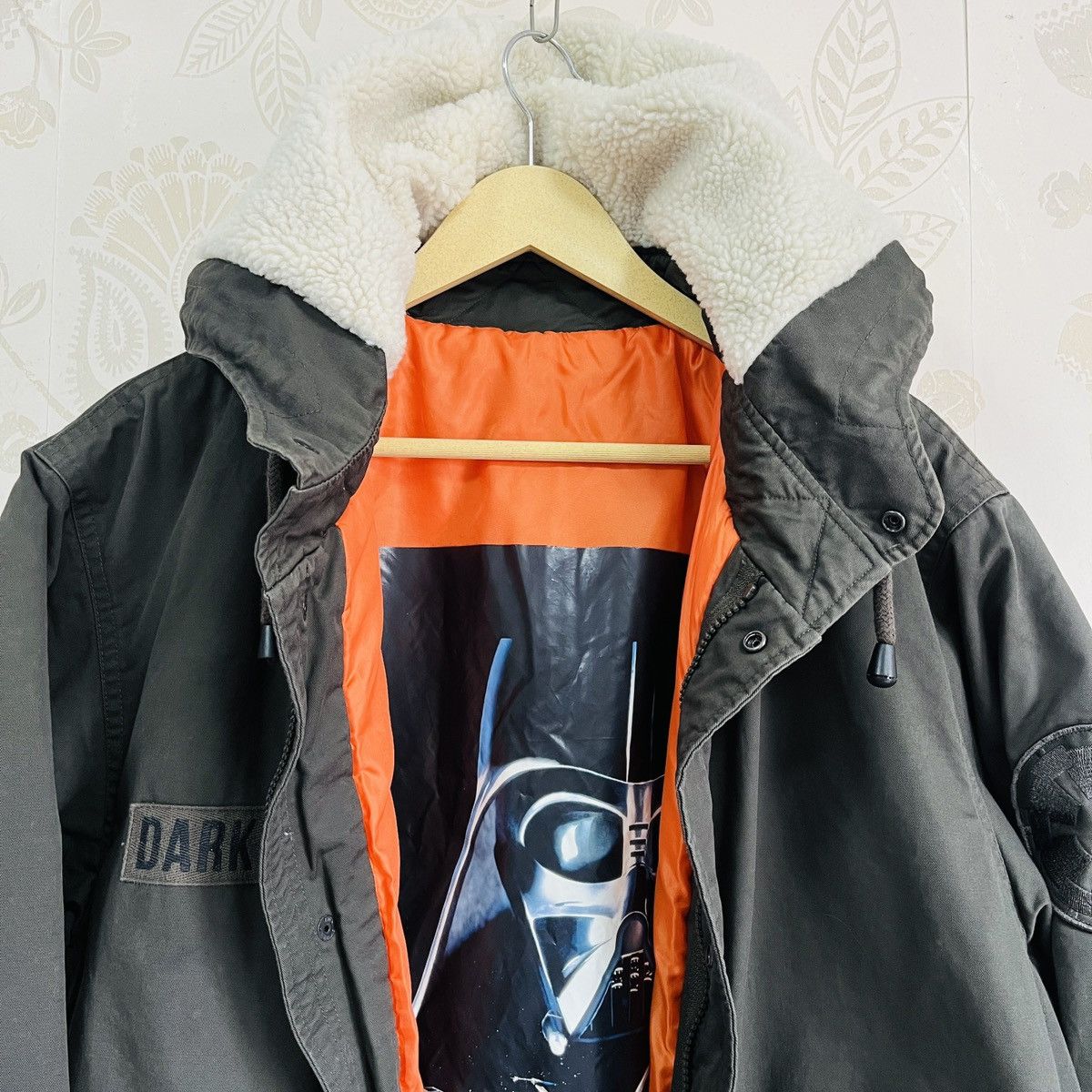 Star Wars Darth Vader Dark Side Parka Long Jacket With Hooded Size US L / EU 52-54 / 3 - 20 Thumbnail