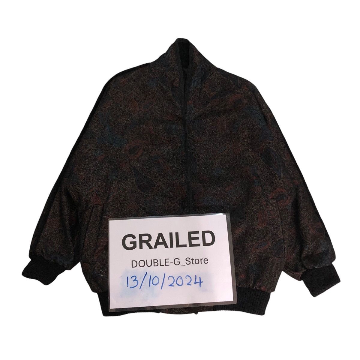 Japanese Brand 📌Vintage Bomber Jacket Floral Full Print Issey Miyake Size US M / EU 48-50 / 2 - 1 Thumbnail