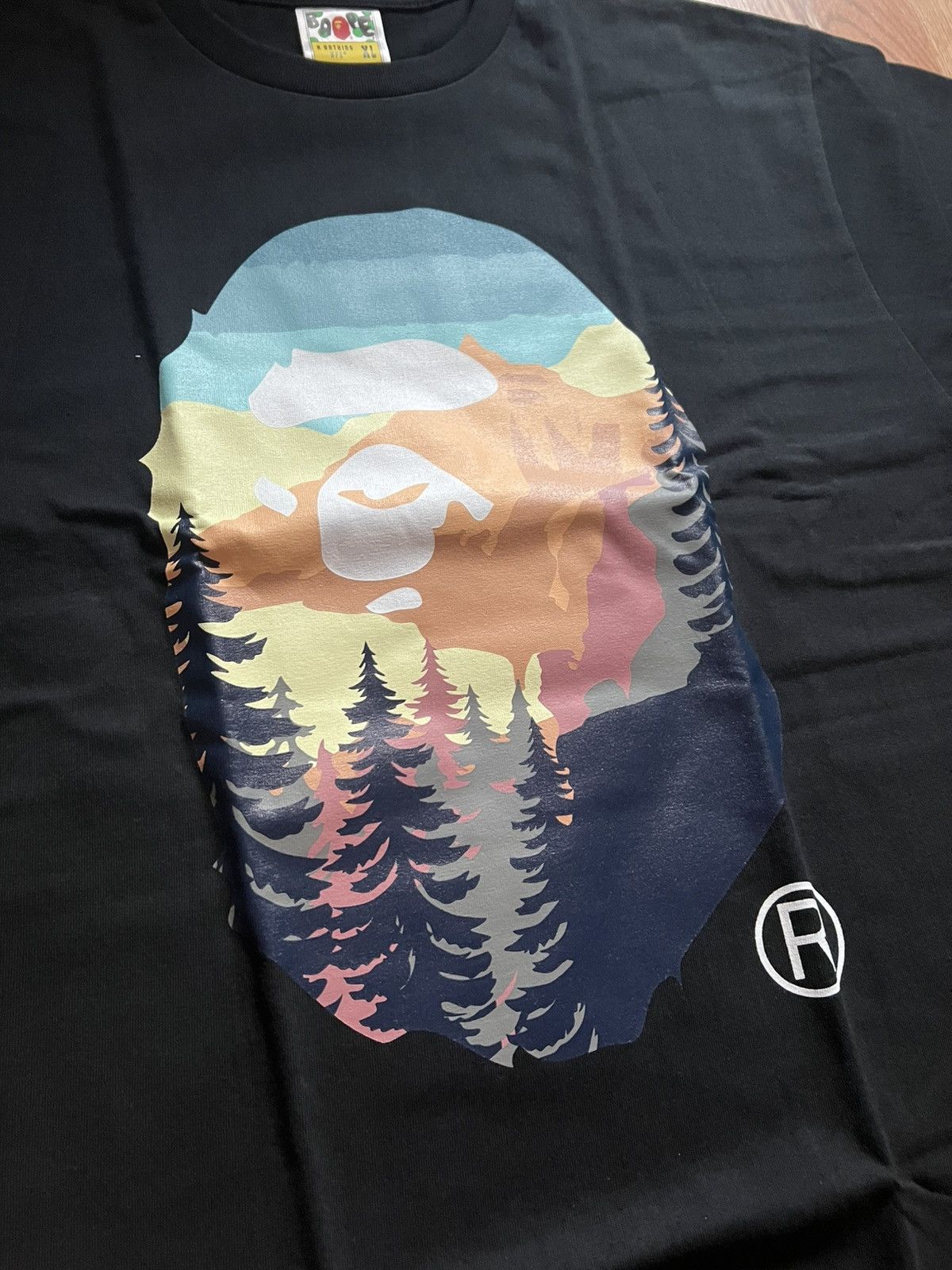 Bape Bape "Camping" Big Ape Head Tee Size US XL / EU 56 / 4 - 2 Thumbnail