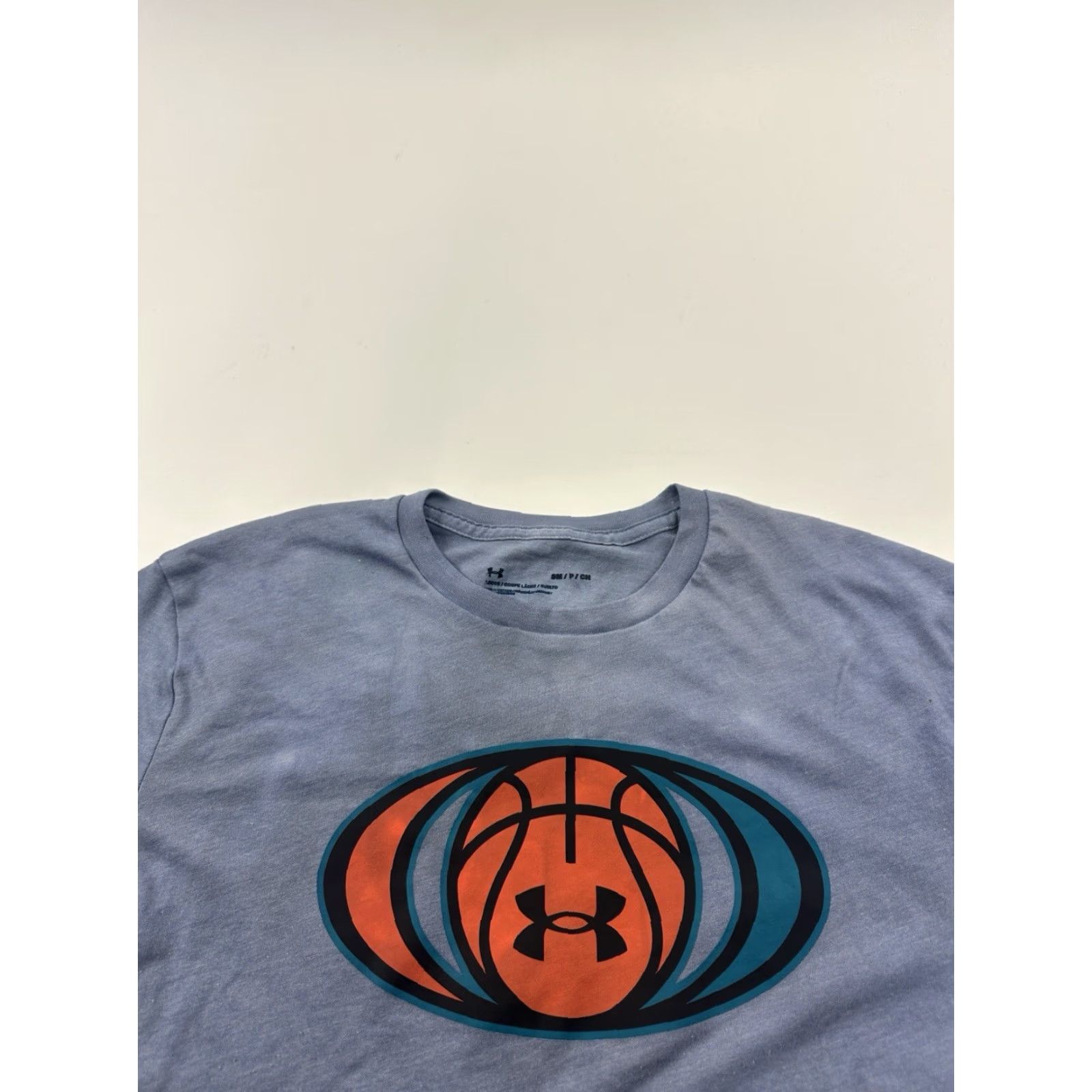 Under Armour Under Armour Shirt Mens Small Blue Tie-Dye Loose Fit Short Sleeve Basketball Shirt Size US S / EU 44-46 / 1 - 2 Thumbnail