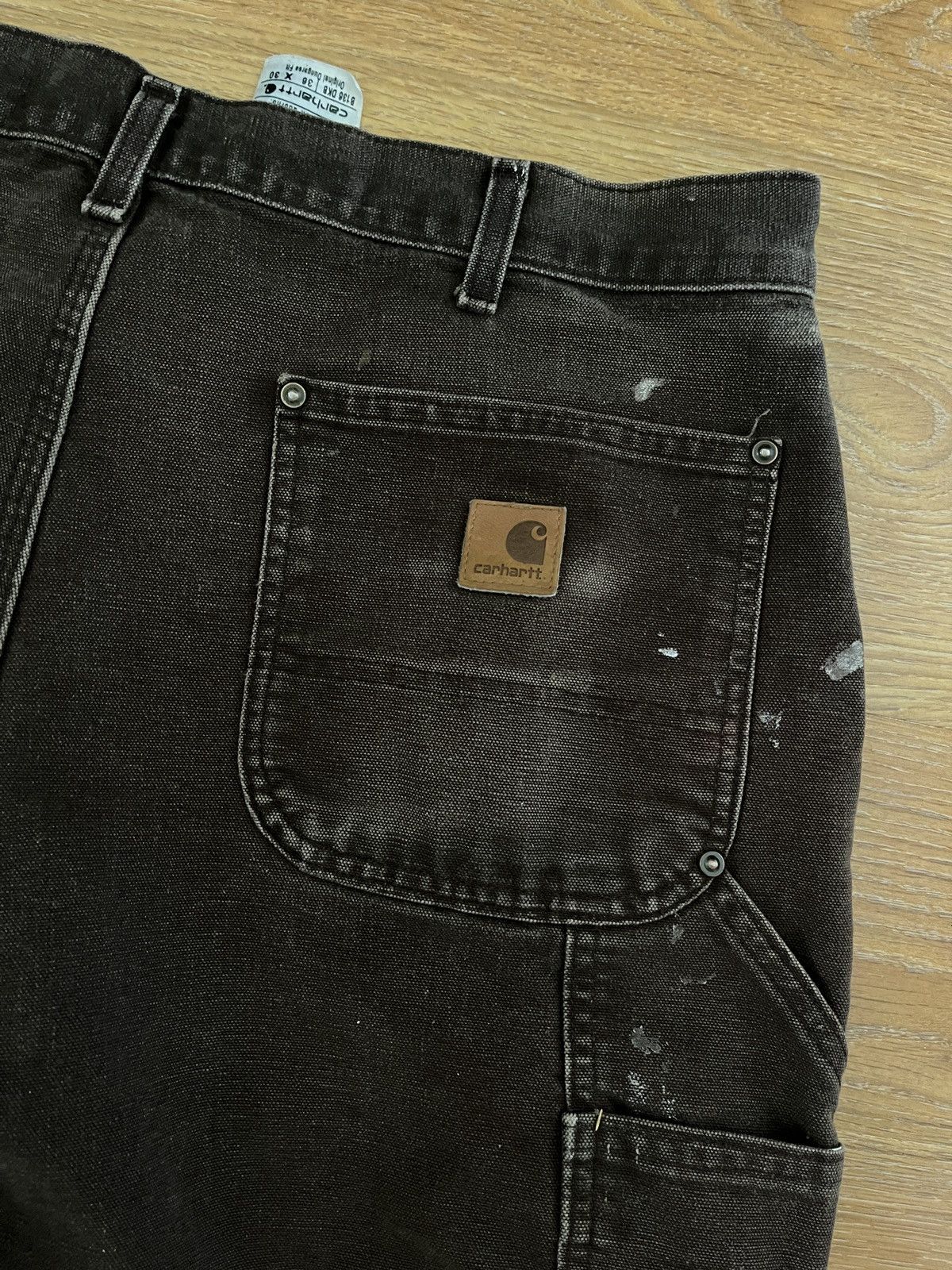 Carhartt vtg carhartt double knee brown Size US 34 / EU 50 - 9 Thumbnail