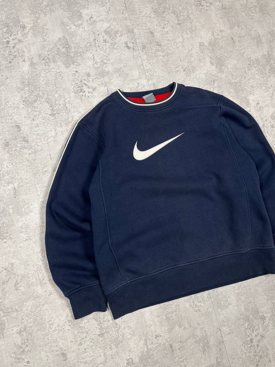 Nike Vintage Nike Y2K Sweatshirt Big Embroidered Logo Size US M / EU 48-50 / 2 - 2 Thumbnail