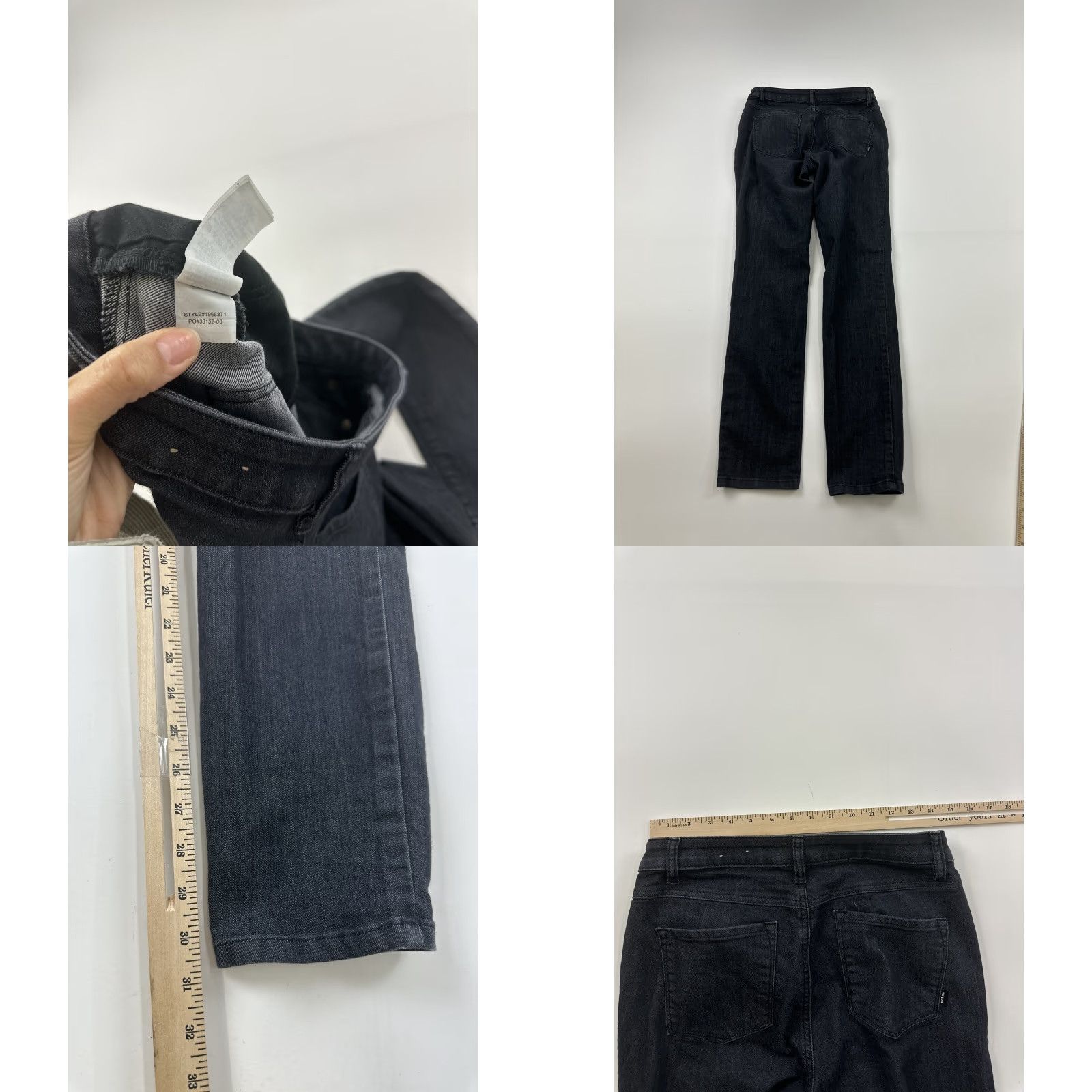 Prana VINTAGE Prana Jeans Womens 6 / 28 Faded Black Skinny _2 Size 28" / US 6 / IT 42 - 8 Thumbnail